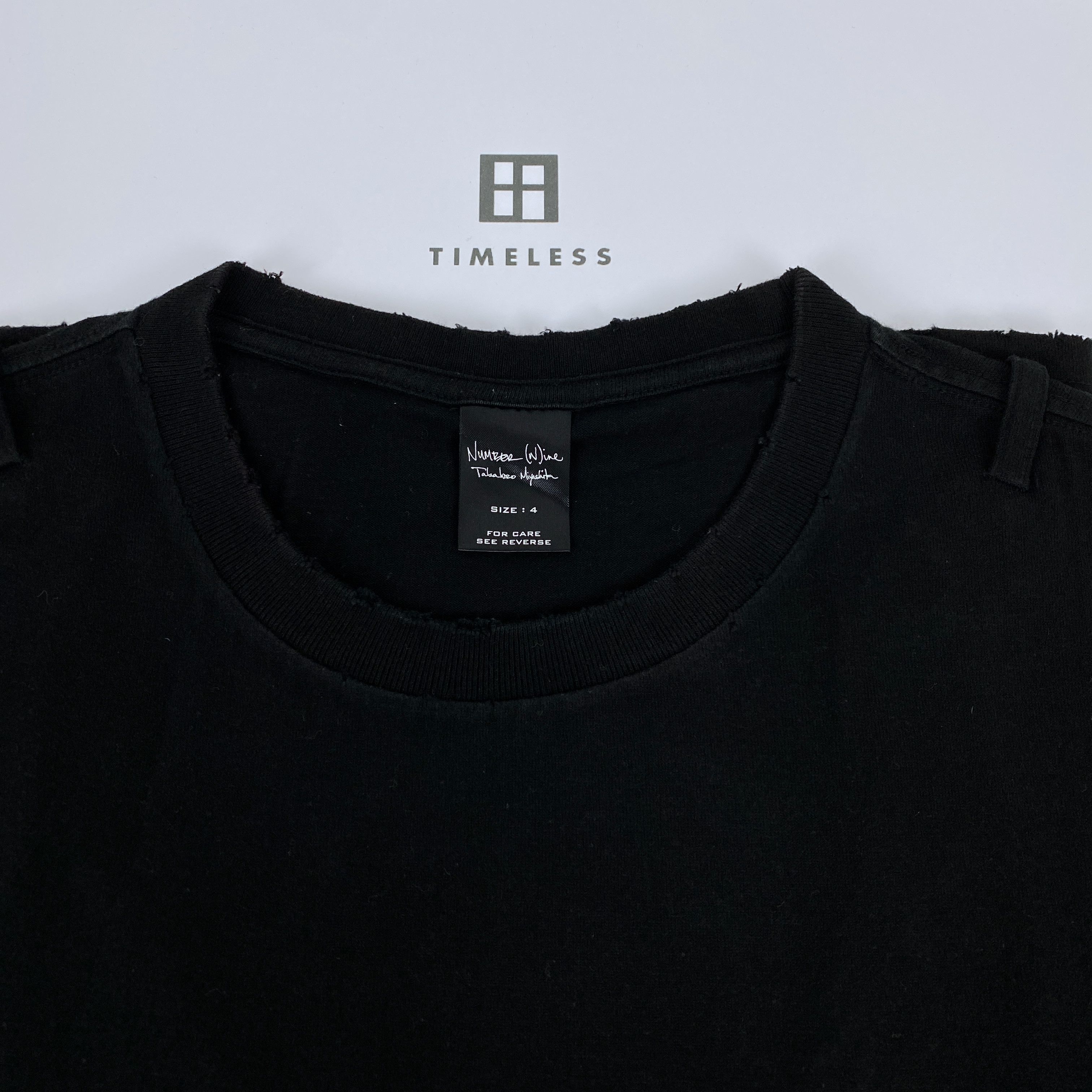 Number (N)ine 2006SS "WELCOME TO THE SHADOW" TEE Size US XL / EU 56 / 4 - 5 Thumbnail