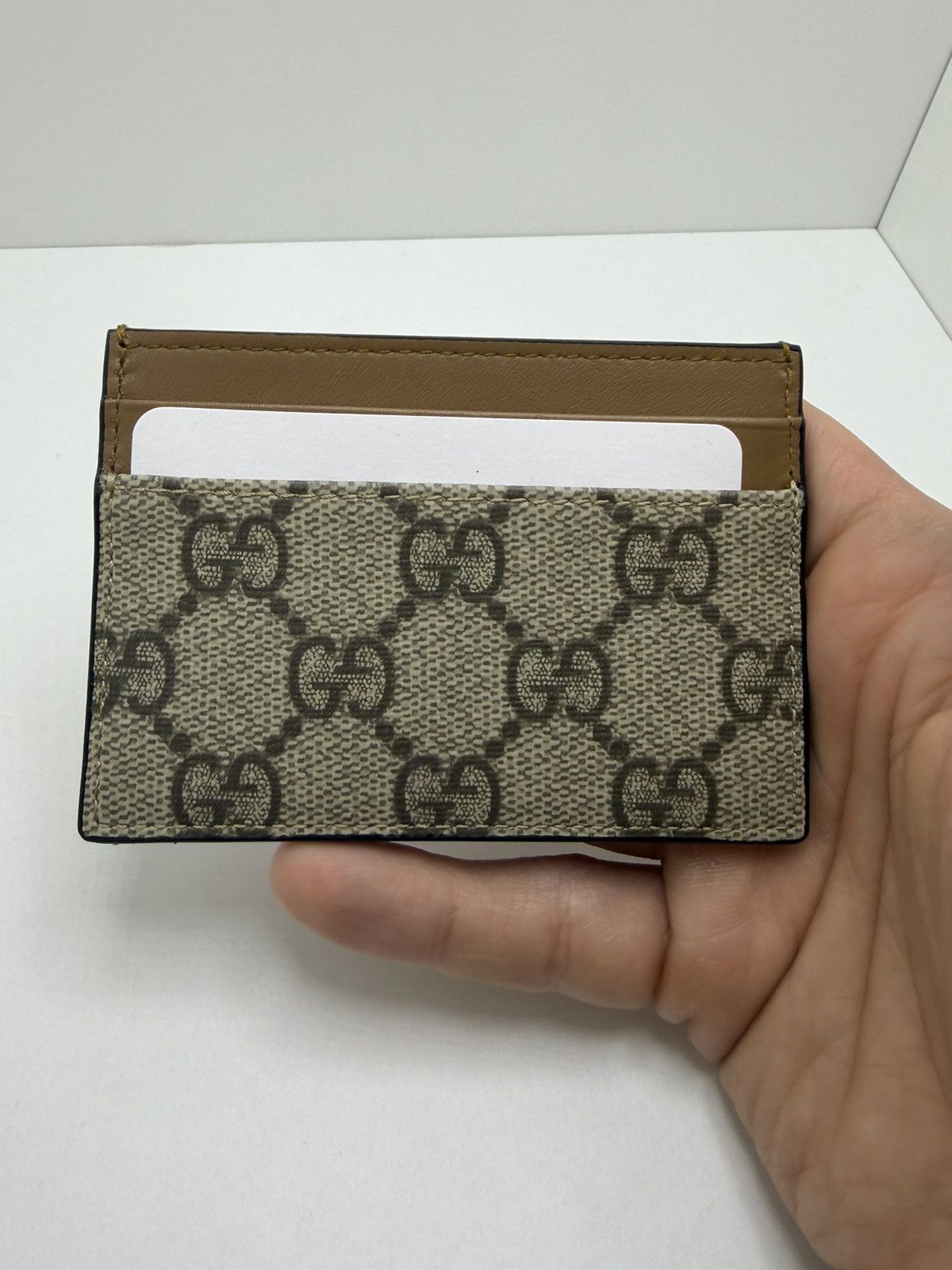 Gucci Gucci card holder Ophidia Brown Size ONE SIZE - 1 Thumbnail