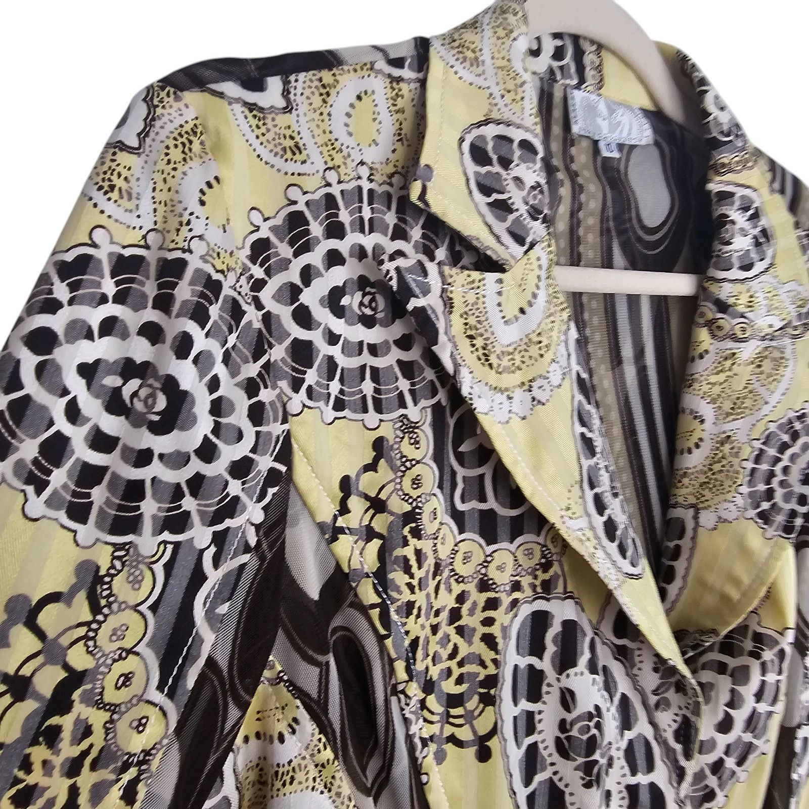 Alberto Vintage Alberto Makali Womens Crop Blazer Sz 10 Artsy Retro Size L / US 10 / IT 46 - 5 Thumbnail