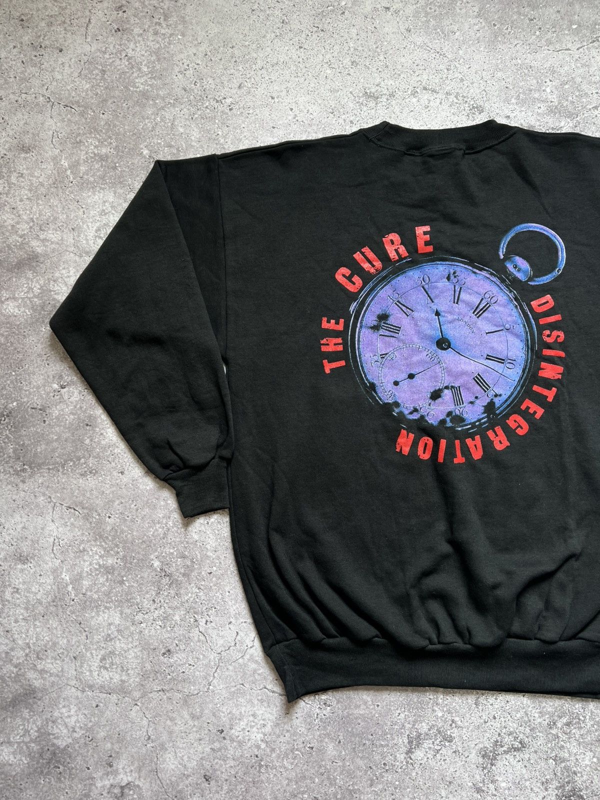 Band Tees Vintage 1989 The Cure Disintegration Sweatshirt Rare 90s Size US XL / EU 56 / 4 - 12 Thumbnail