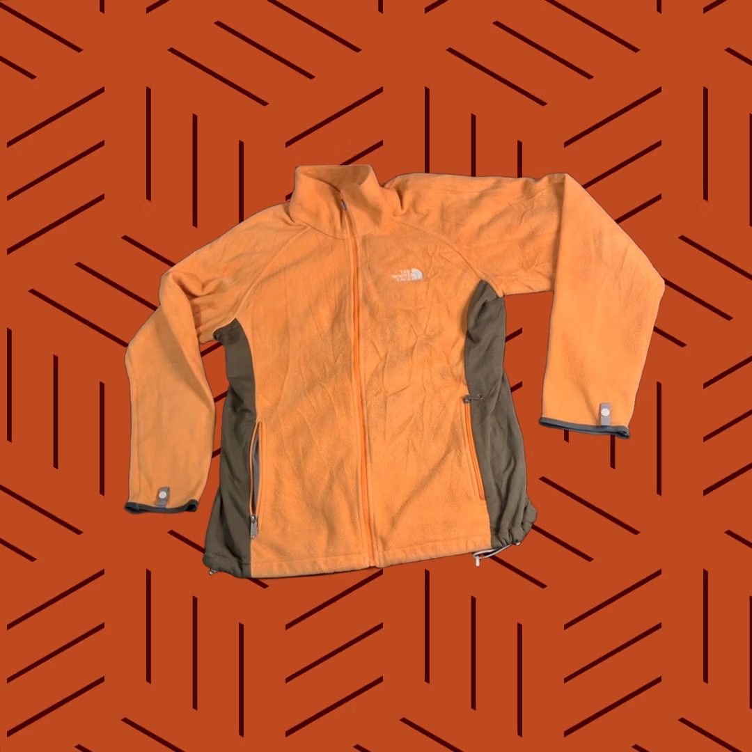 The North Face The North Face Jacket Womens XL Orange Polartec Fleece Solid Long Sleeve Women Size Size XL / US 12-14 / IT 48-50 - 1 Thumbnail