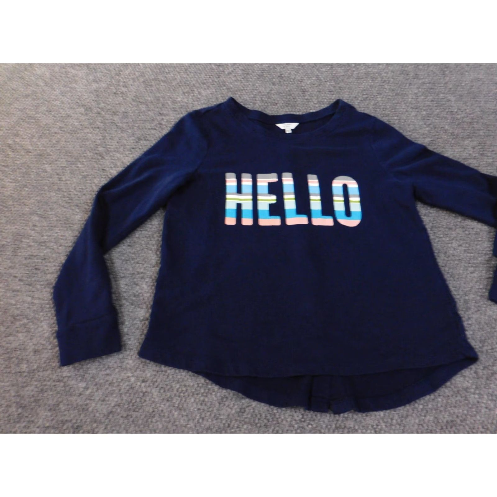 Vintage Crown & Ivy Sweater Small Blue Womens Pullover Crew Neck Dolman Sleeve Knit Cotton Logo Button Size S / US 4 / IT 40 - 3 Thumbnail