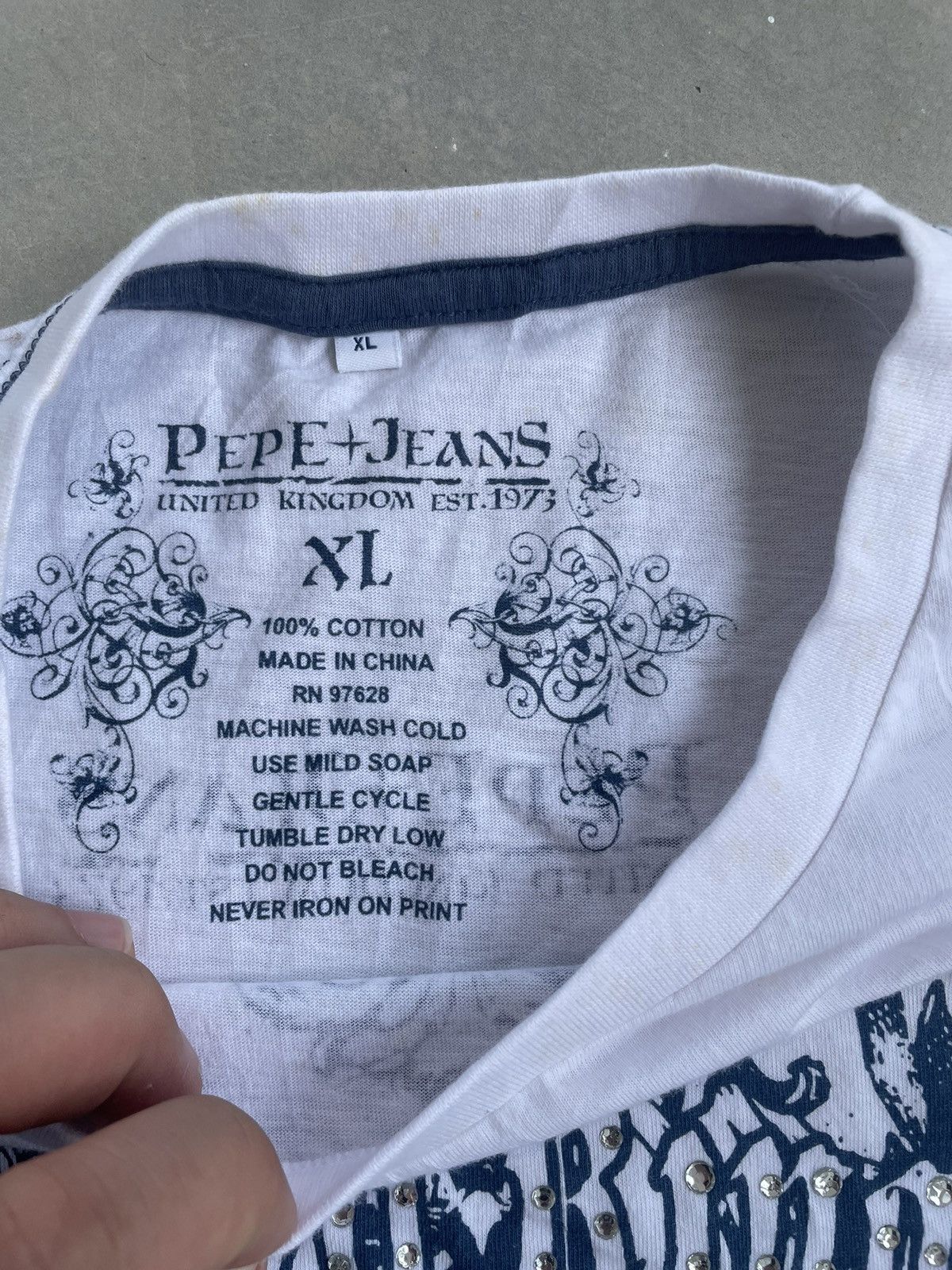 Affliction × Pepe Jeans PEPE JEANS TEE Size US XL / EU 56 / 4 - 4 Thumbnail