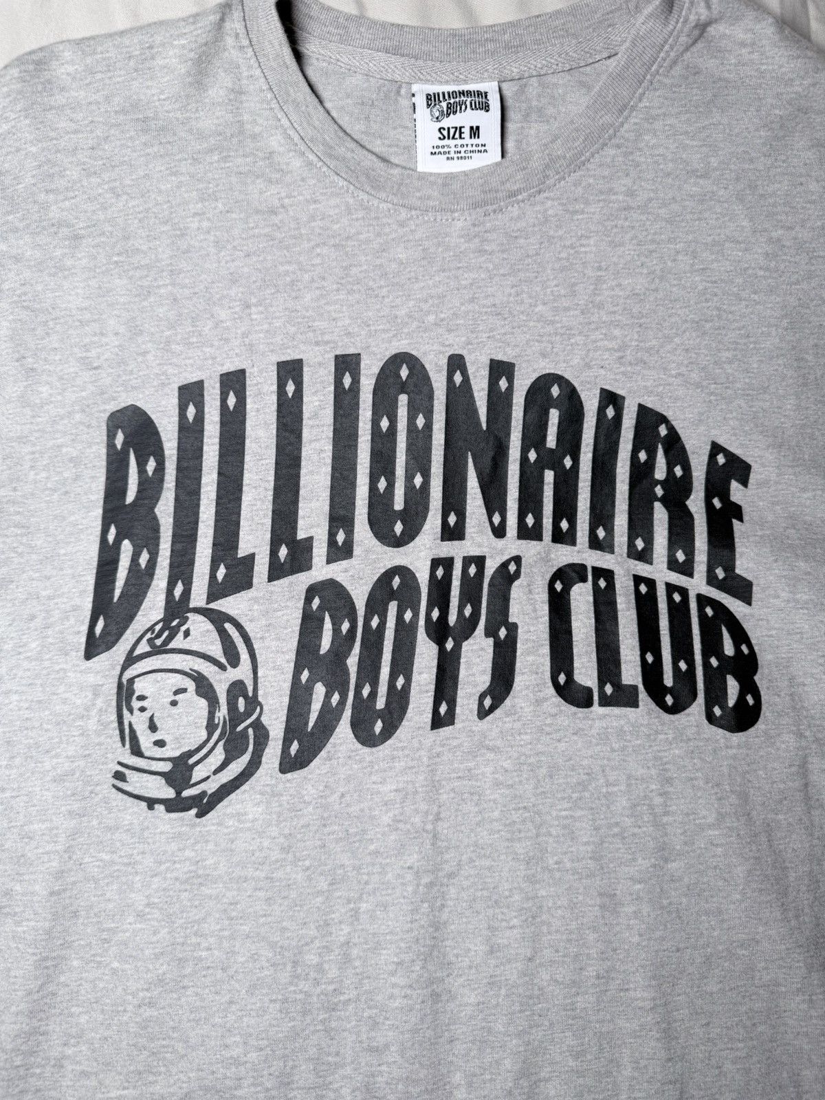 Billionaire Boys Club Billionaire Boys Club T-Shirt Gray Men’s BBC Helmet Logo Tee Size US M / EU 48-50 / 2 - 1 Thumbnail