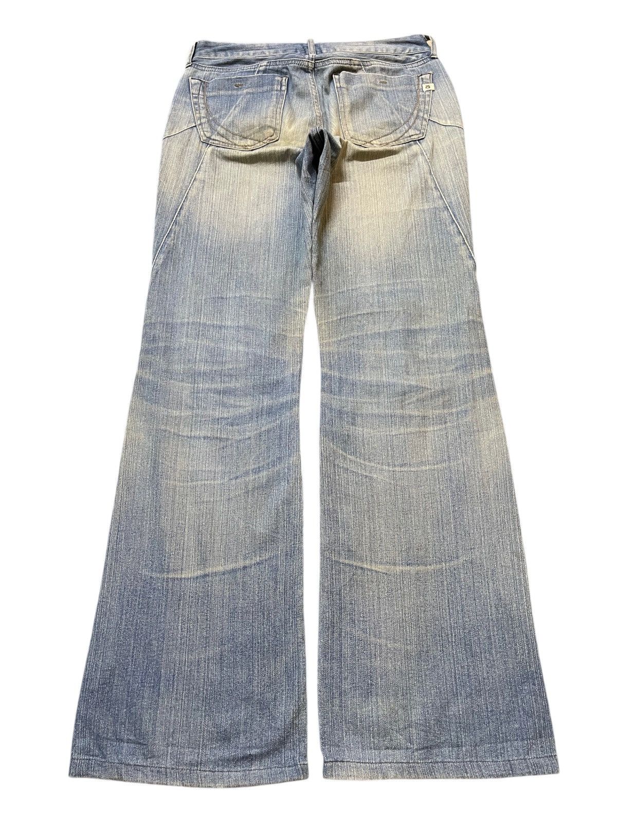 Tornado Mart Vintage Japanese Brand Mud Wash Style Wide Leg Baggy Jeans Size US 30 / EU 46 - 2 Thumbnail
