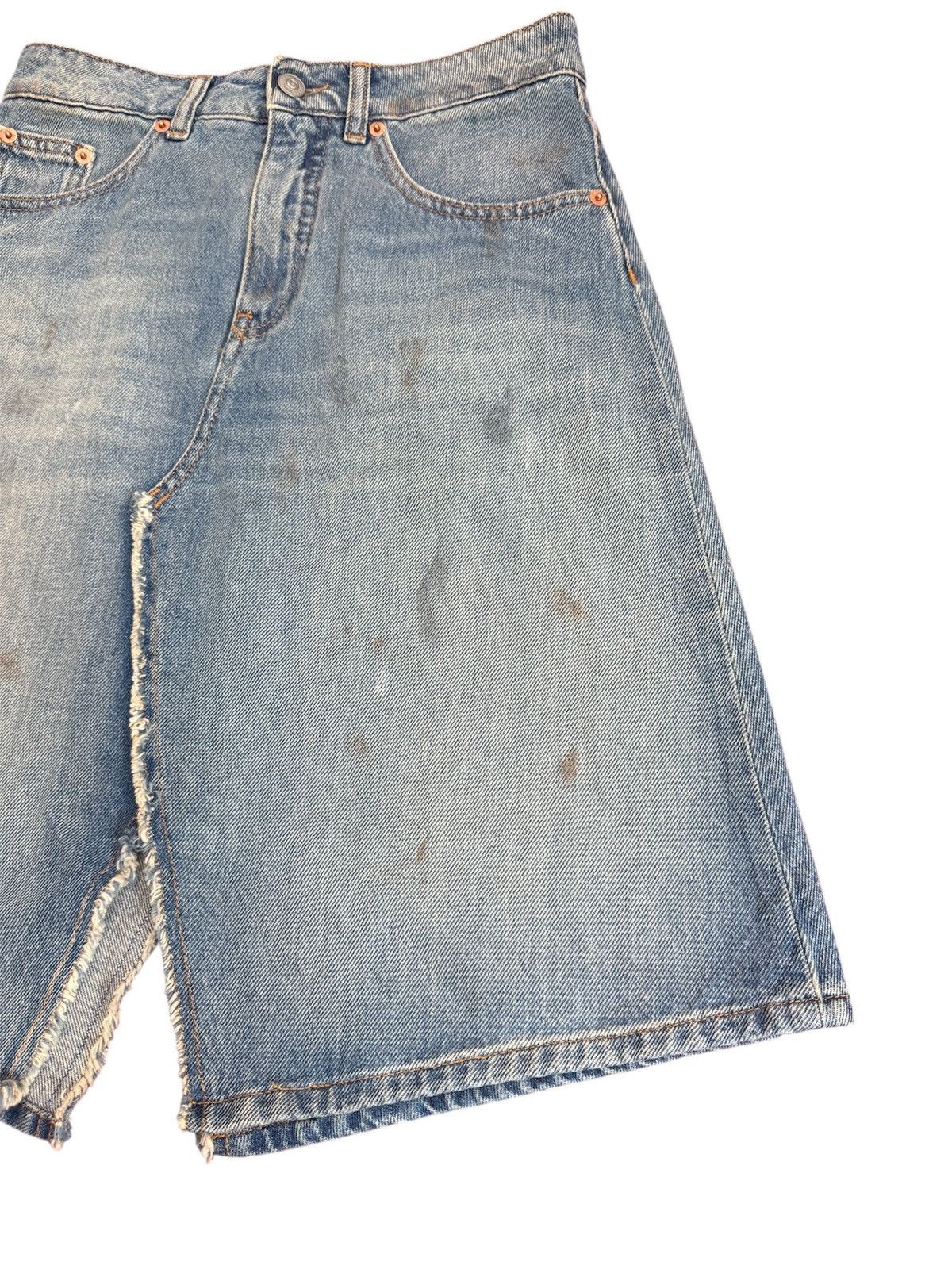 Maison Margiela MAISON MARGIELA DENIM SKIRT M6 Size 28" / US 6 / IT 42 - 3 Thumbnail