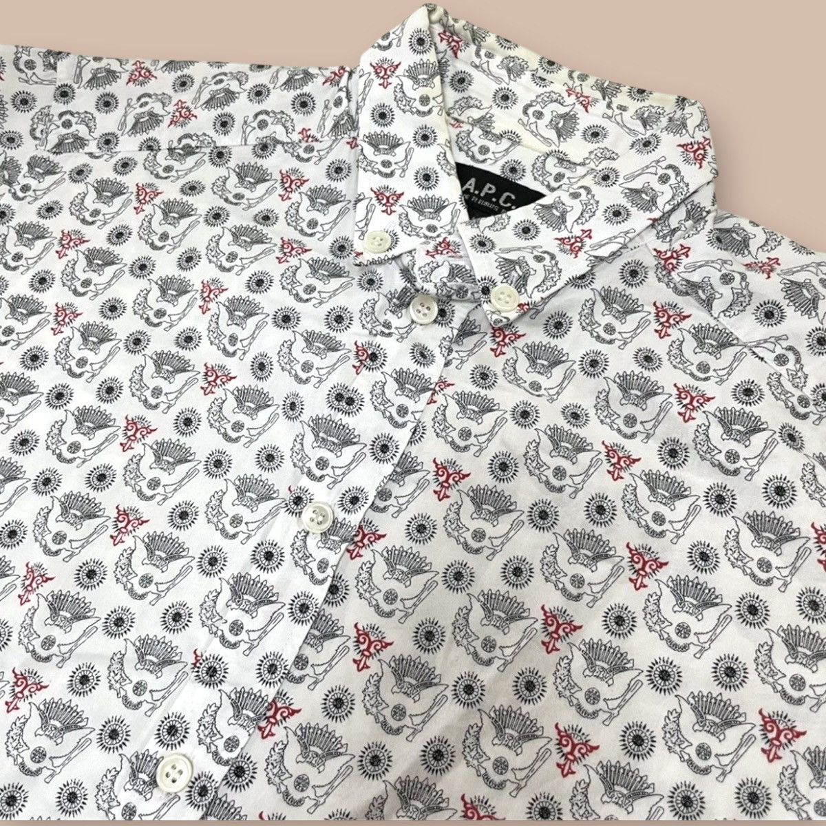 A.P.C. A.P.C. Pocket Button up Shirts Size US M / EU 48-50 / 2 - 3 Thumbnail