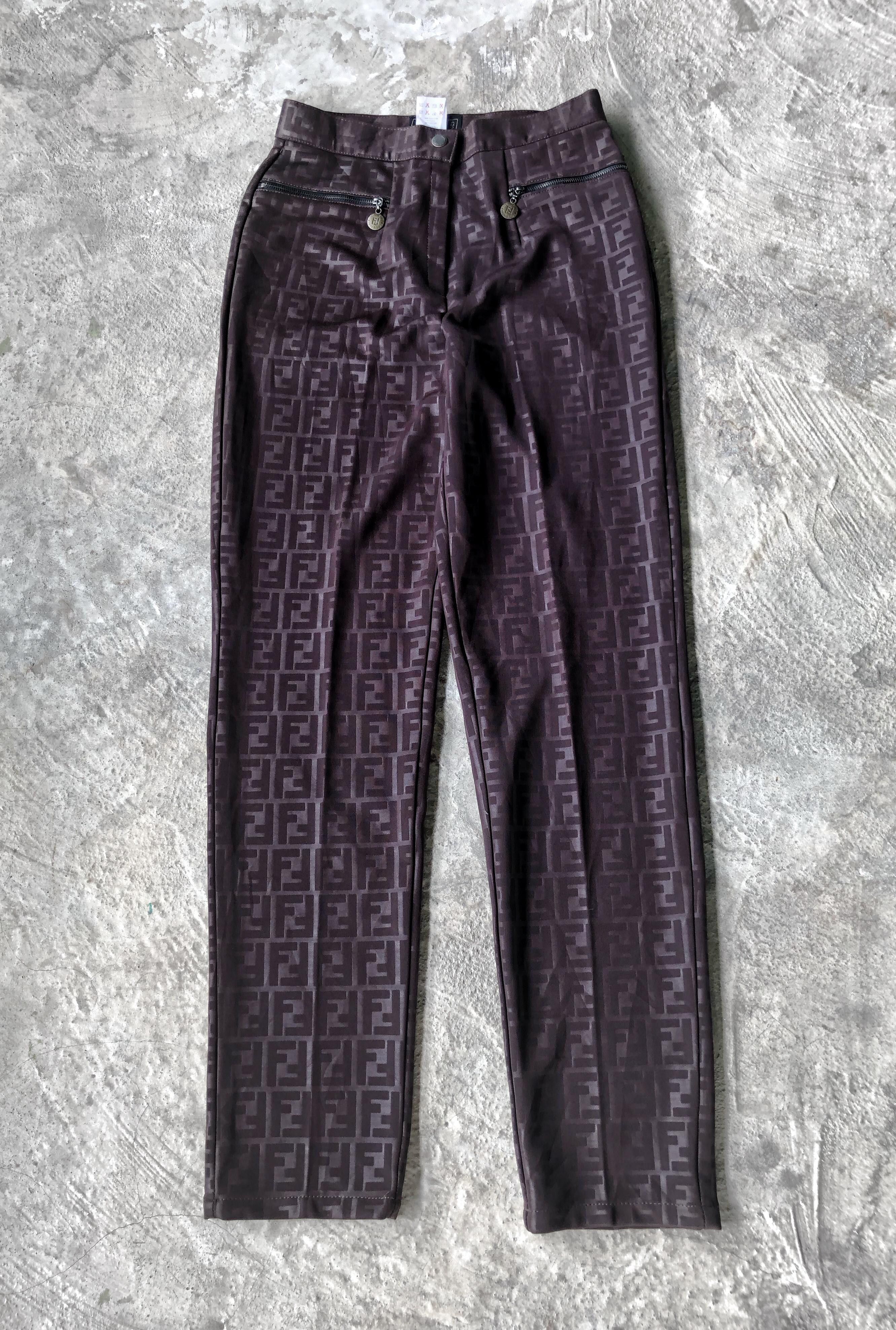 Fendi Fendi Monogram Pants Size US 27 - 1 Thumbnail