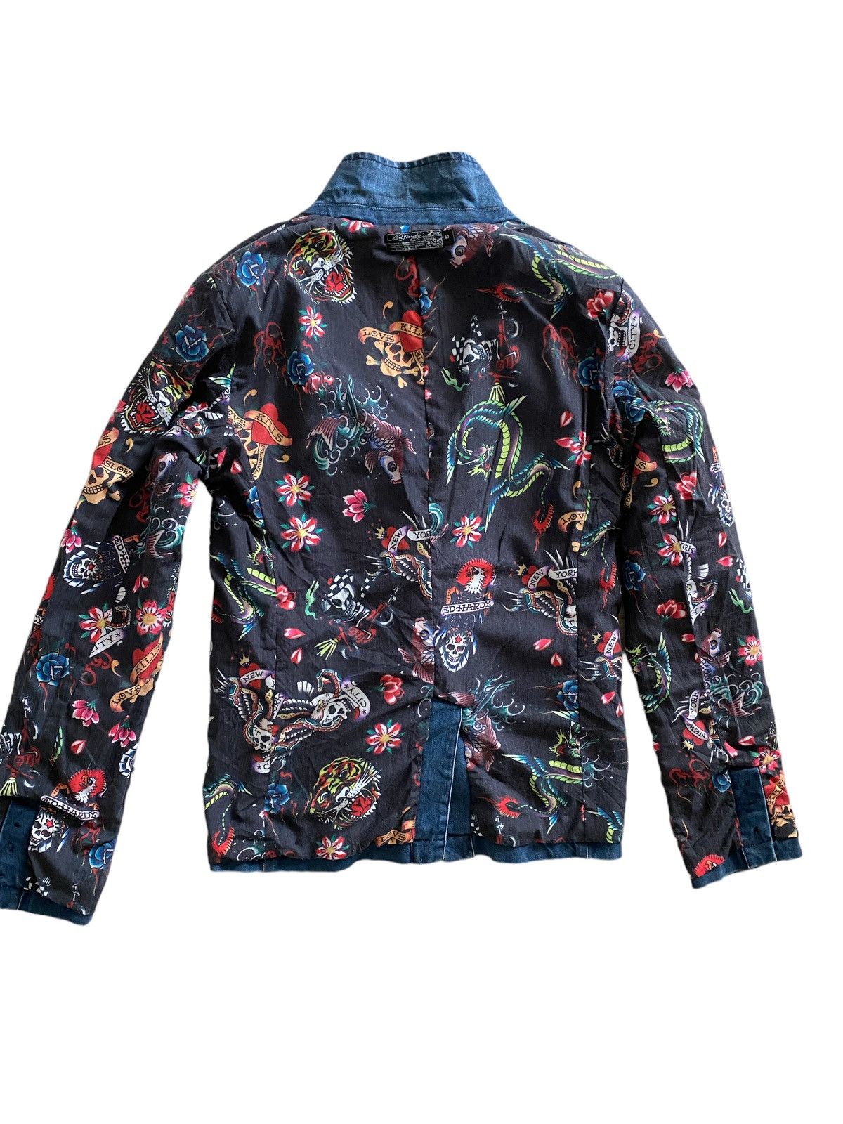 Christian Audigier Ed hardy Christian Audigier Fullprint Vintage Jacket Rare Size US S / EU 44-46 / 1 - 19 Thumbnail