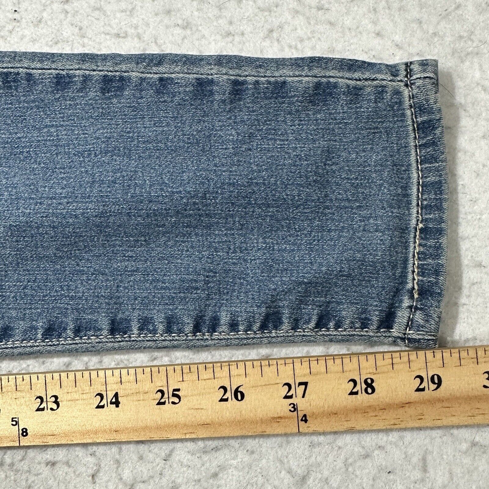 Levi's Levi's Signature 8 (29x29) Skinny Denim Distress Blue Jeans Size 30" / US 8 / IT 44 - 14 Thumbnail