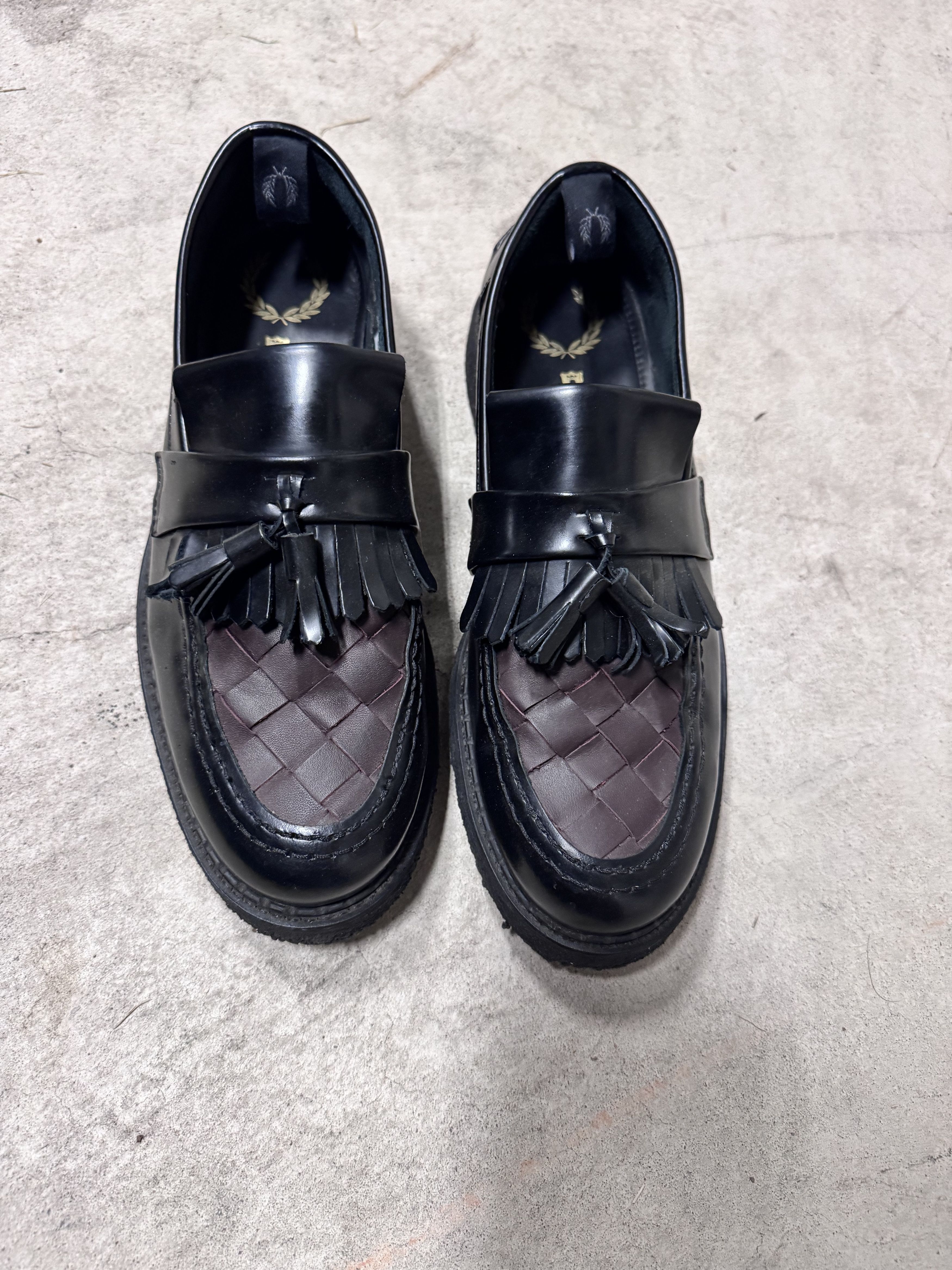 Fred Perry Fred Perry Black Loafer, George Cox Special edition. Size US 8 / EU 41 - 1 Thumbnail