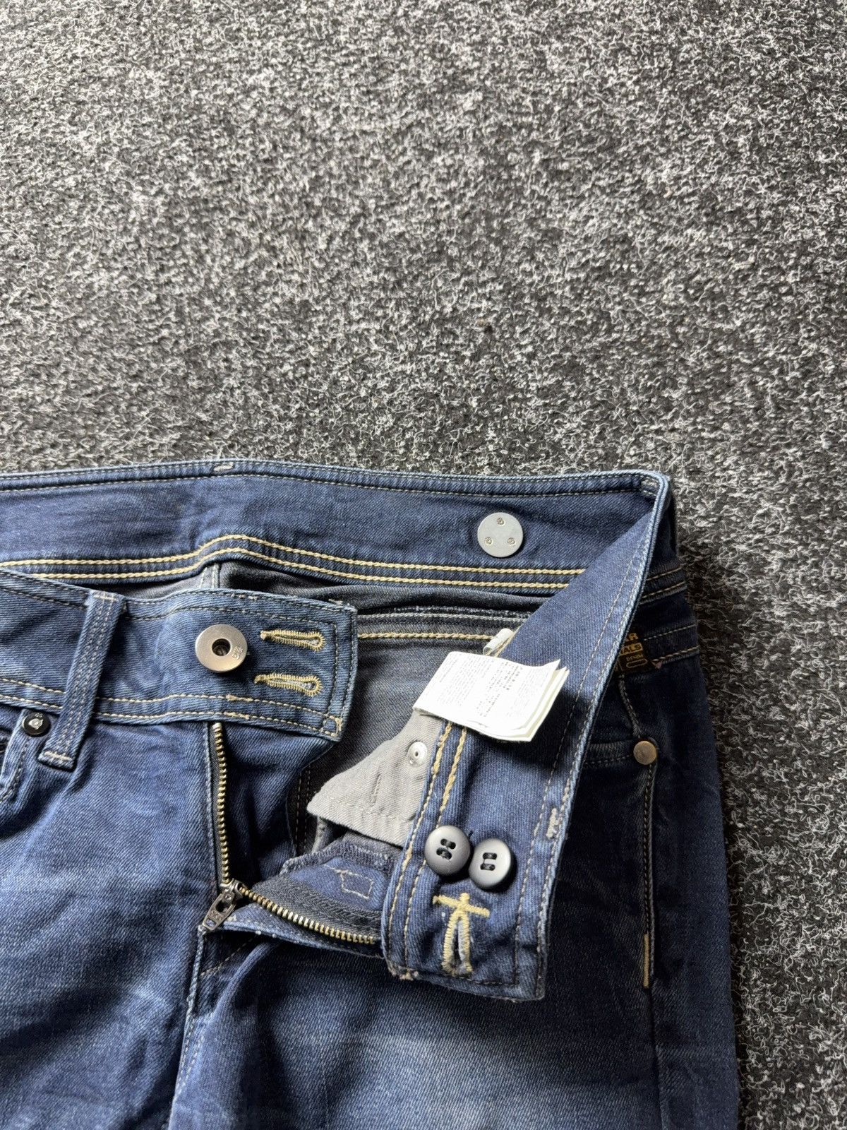 G-Star Vintage 00s Y2K G-Star RAW Straight Jeans Dark Wash Size 29" - 11 Thumbnail