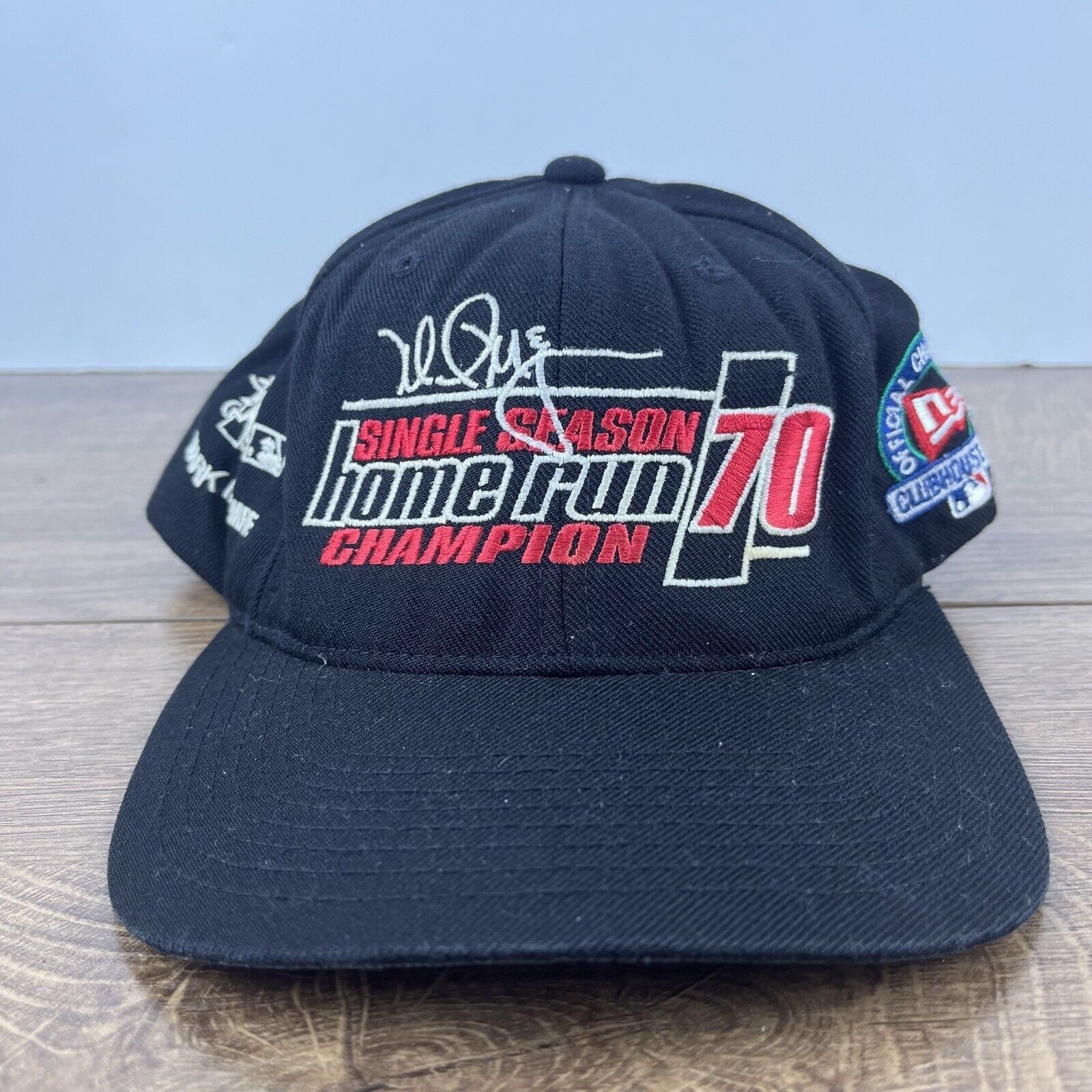 New Era Mark McGwire Hat New Era Black Snapback Hat Single Seasnon H Size ONE SIZE - 2 Thumbnail