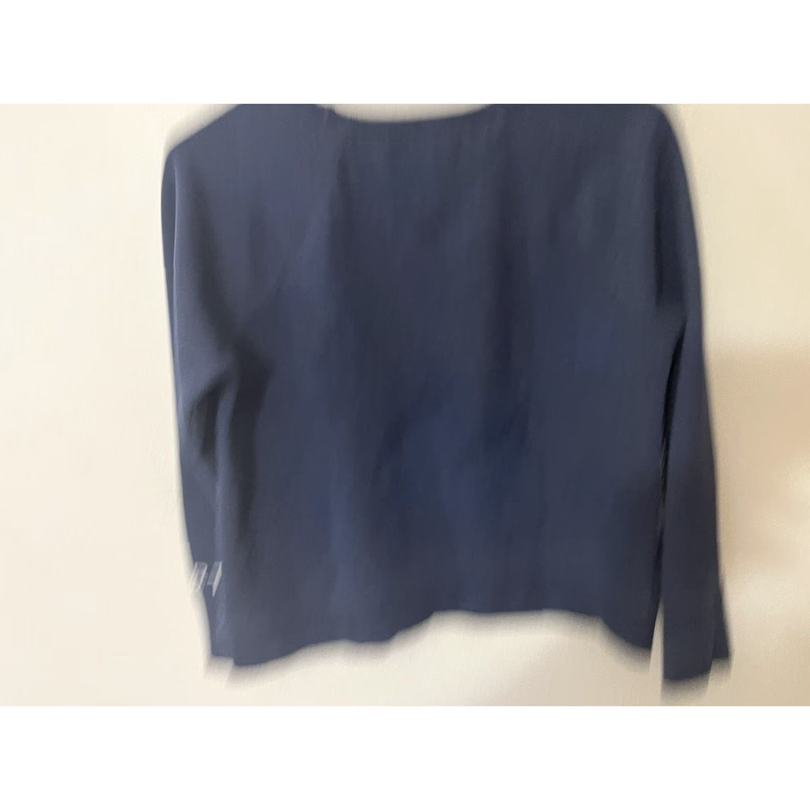 Tommy Hilfiger Tommy Hilfiger Sport Sweater Womens Small Petite Blue Gray White Long Sleeve Size S / US 4 / IT 40 - 3 Thumbnail