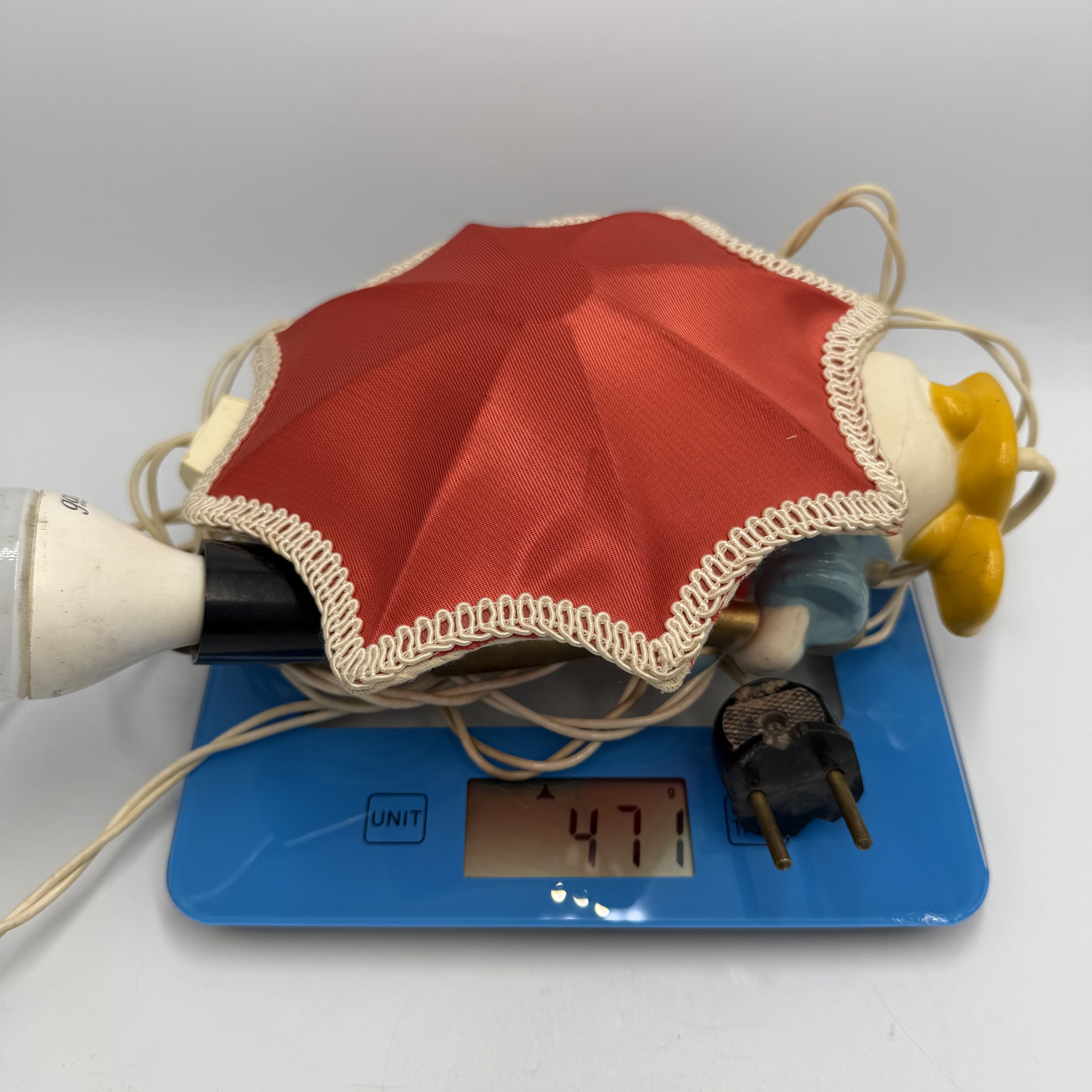 Vintage Vintage Soviet Cartoon Duck Wall Lamp Night Light Umbrella Size ONE SIZE - 9 Thumbnail