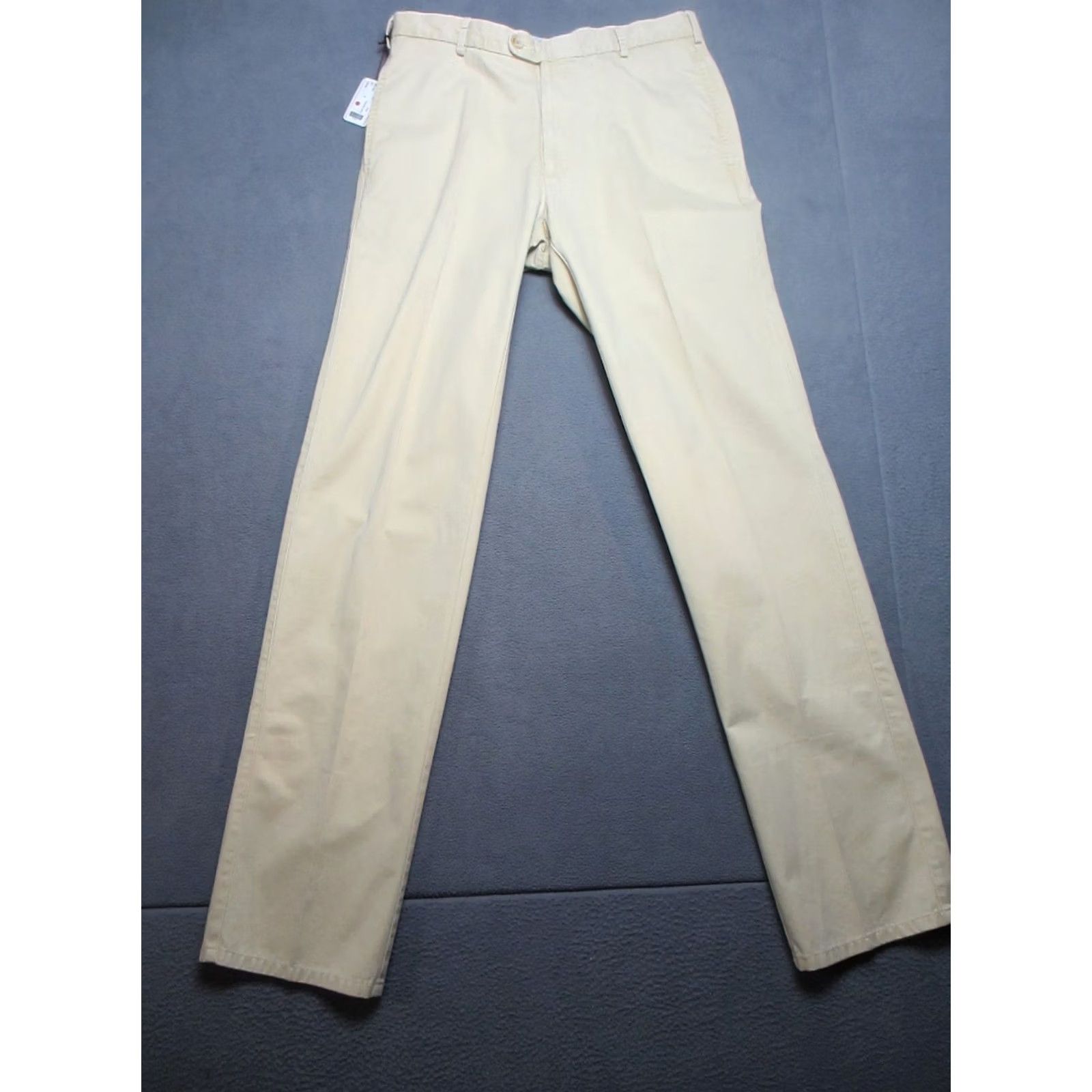 Peter Millar Peter Millar Chino Pants Mens 32x36 Beige Yellow Khaki Raleigh Wash Twill Flat Front Mid Rise Preppy Academia Casual Business Dress Pants Mens Size US 32 / EU 48 - 2 Thumbnail