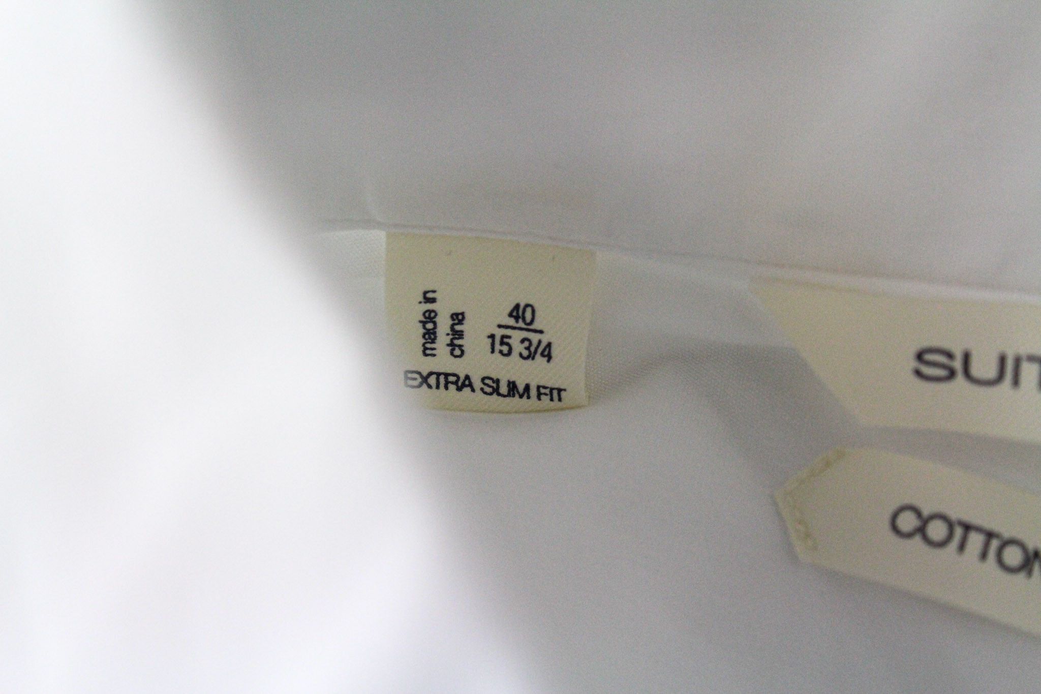 Suitsupply 40/15 3/4 Extra Slim Fit Cutaway Cotton 72749 Size 40R - 5 Thumbnail