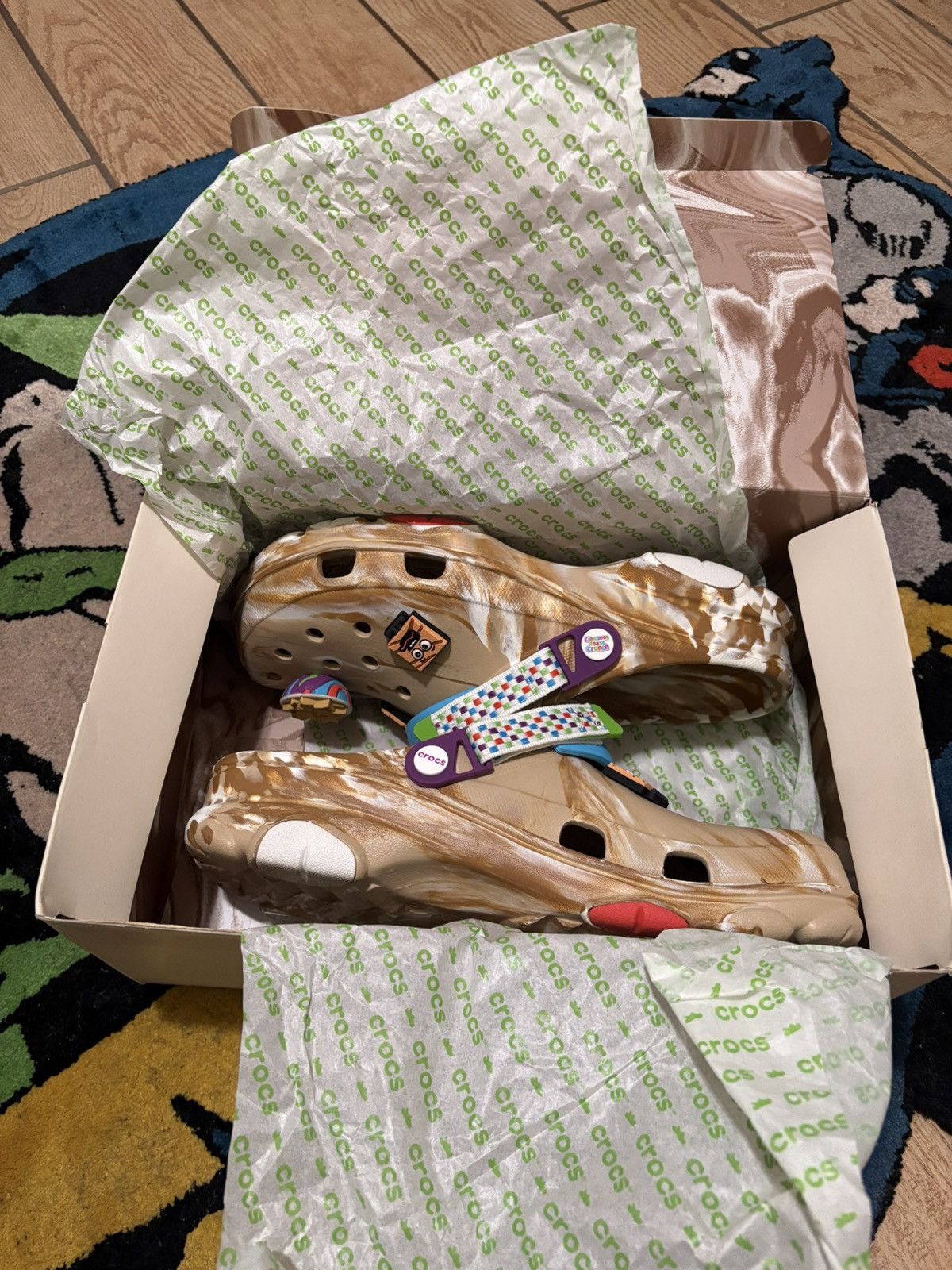 Crocs Cinnamon Toast Crunch Crocs Size US 12 / EU 45 - 1 Thumbnail