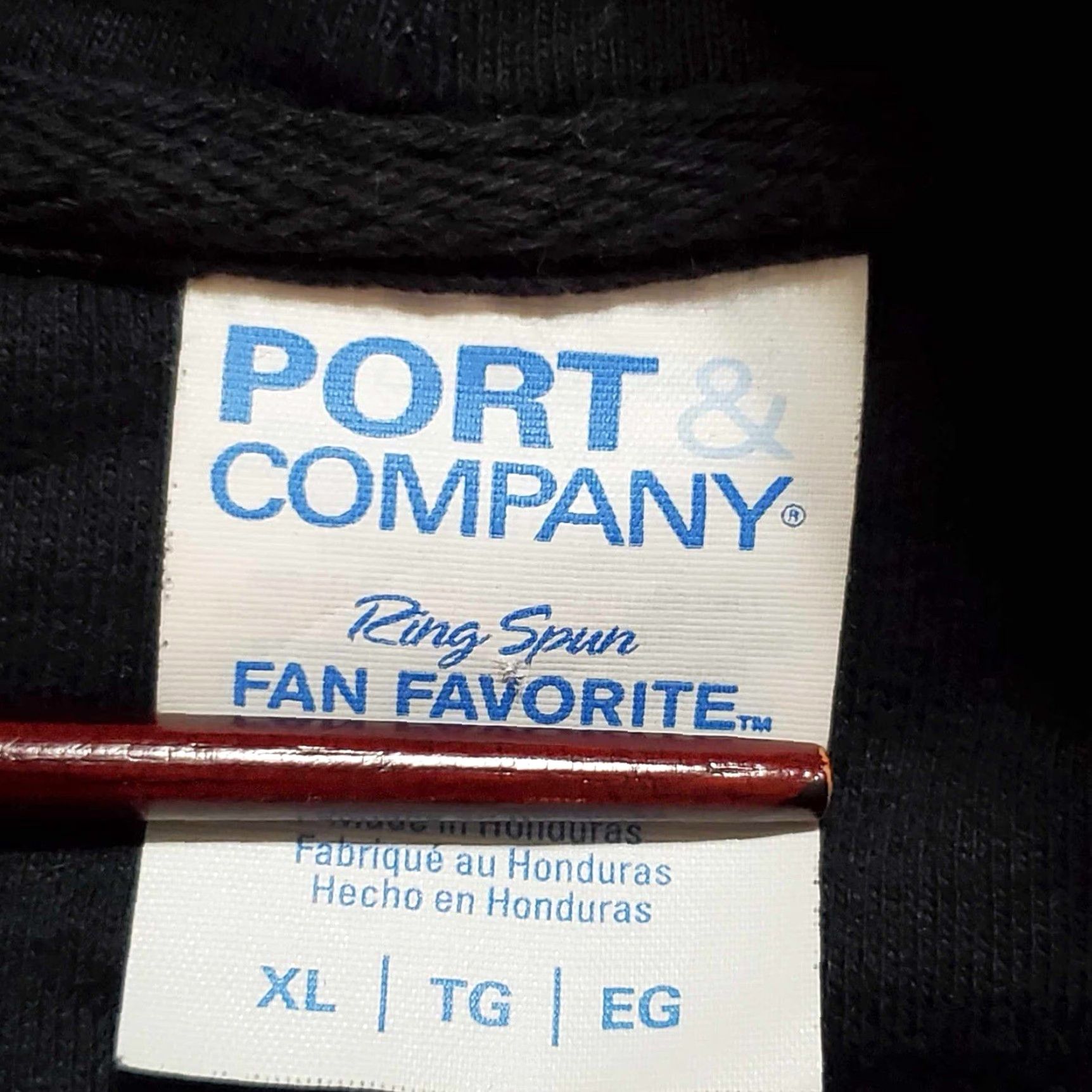 Port & Company VINTAGE Naruto Shippuden Hoodie Men's XL Black Pullover Anime 2007 Port & Company Big & Tall XLT Size US XL / EU 56 / 4 - 7 Thumbnail