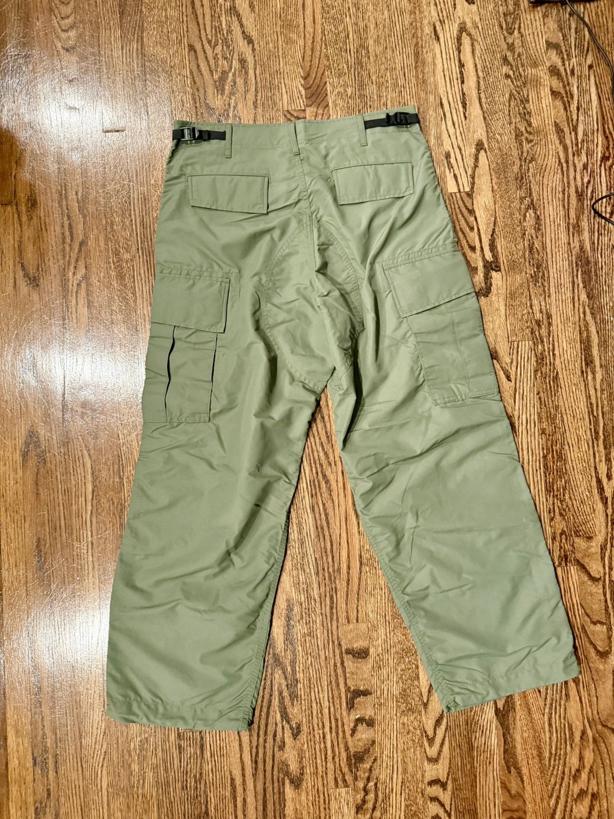 Comme des Garcons CDG Olive Nylon Cargo Pant Size US 30 / EU 46 - 2 Thumbnail