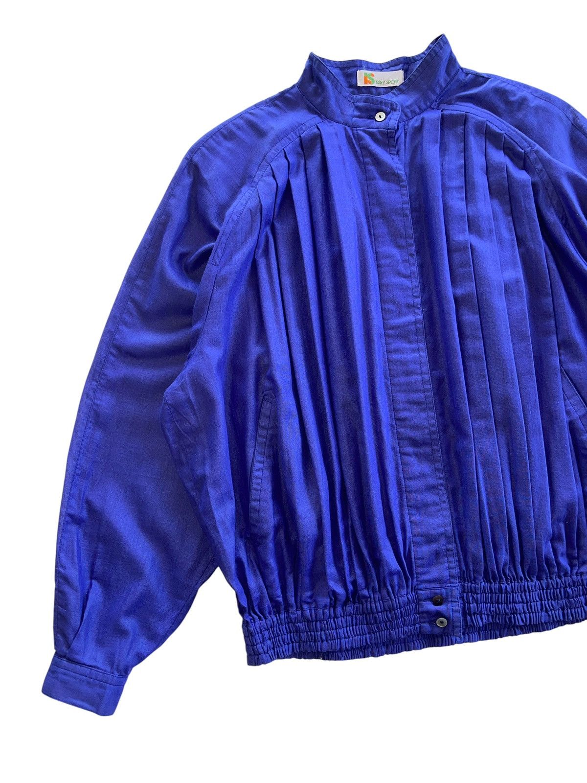 Issey Miyake Issey Sports Pleated Polyester Bomber Jacket Size L / US 10 / IT 46 - 4 Thumbnail