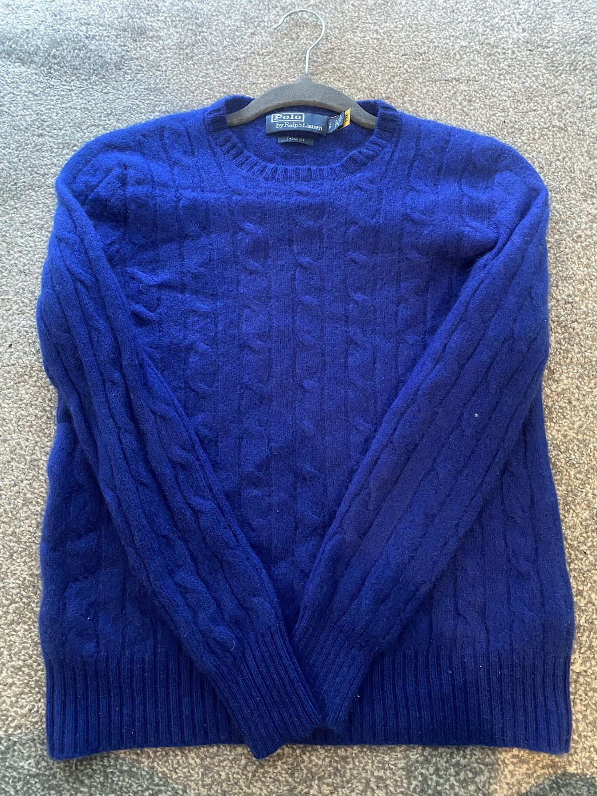 image of Ralph Laurent Cashmere Jumper/ Sweater in Blue, Men's (Size XS)