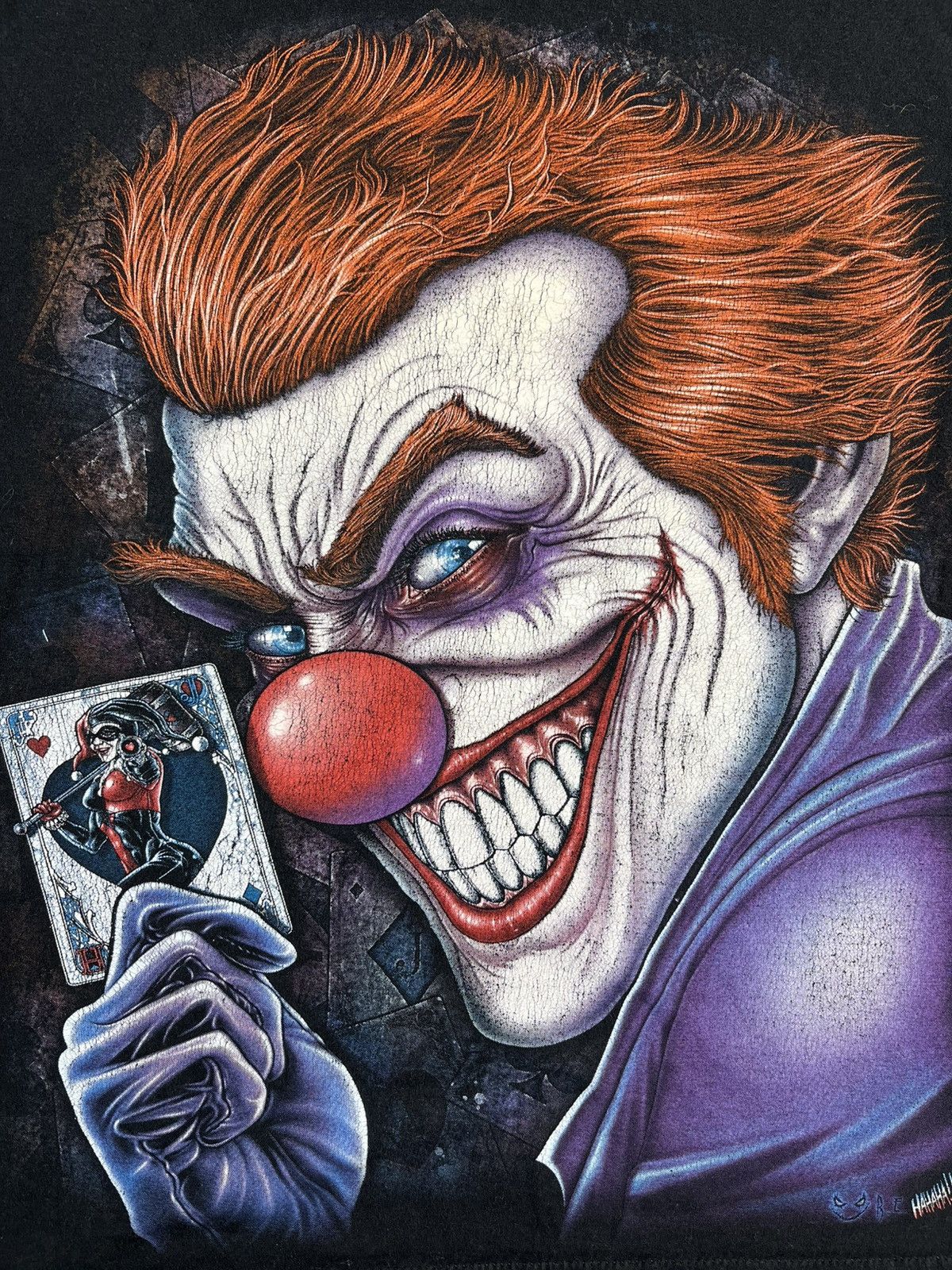 Other Vintage Joker Graphic T Shirt DC Style Streetwear L Size US L / EU 52-54 / 3 - 4 Thumbnail