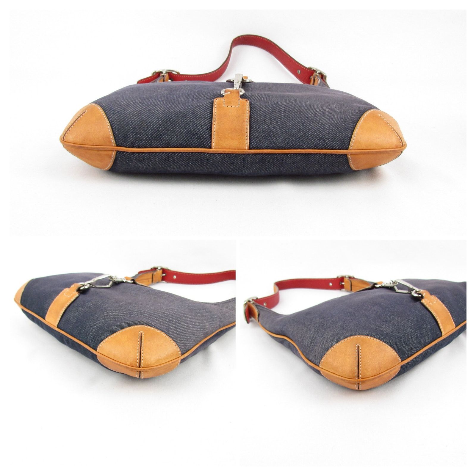 Coach Coach Y2K Vintage Denim Hobo Bag Size ONE SIZE - 6 Thumbnail
