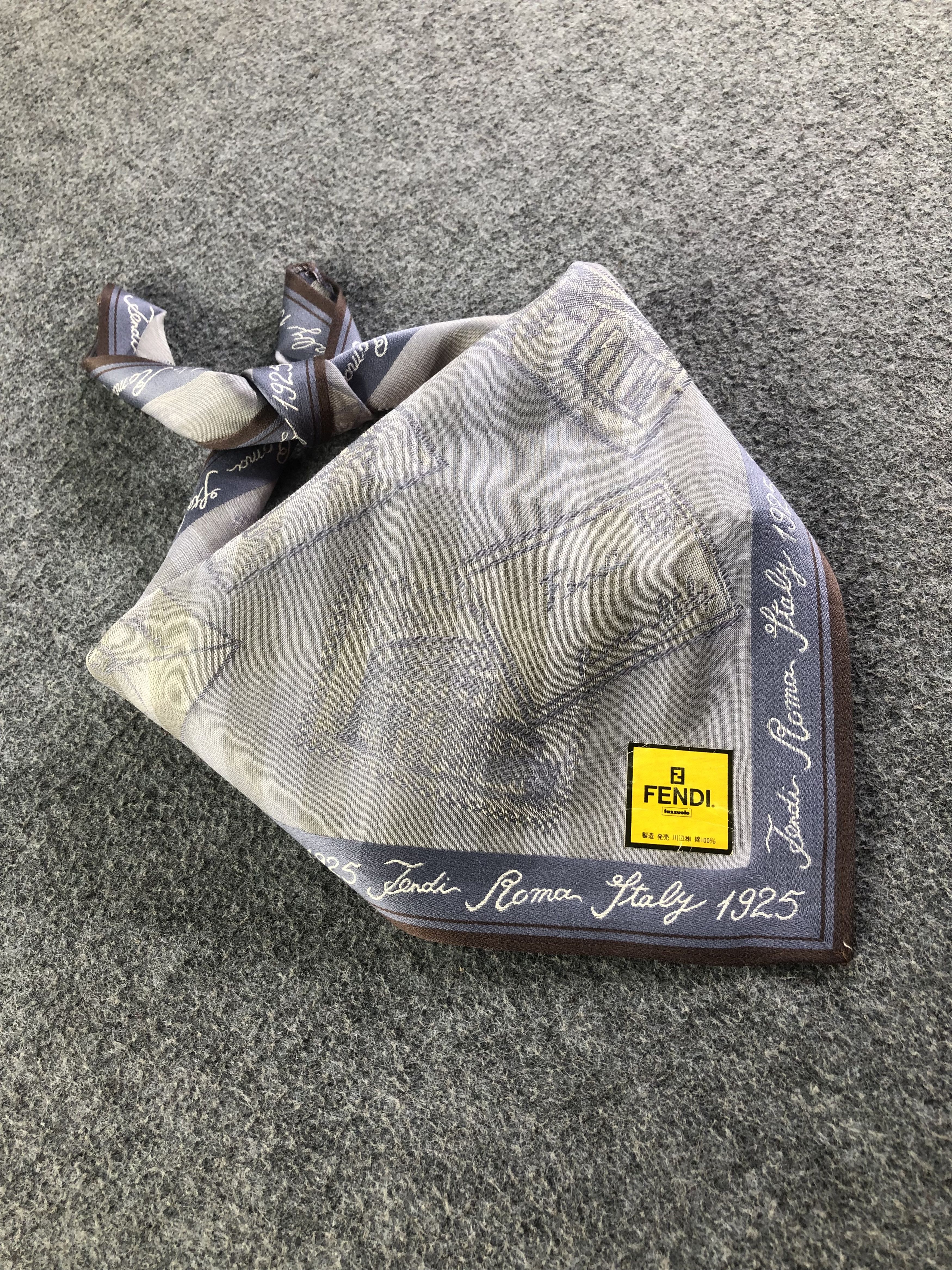 Fendi Vintage Fendi Handkerchief / Bandana / Neckerchief A1899 Size ONE SIZE - 2 Thumbnail