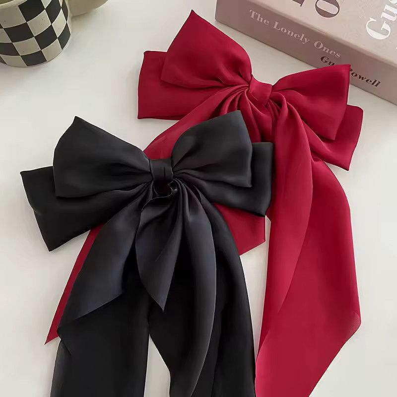 Other Korean Accessories Hair Clips for Women Girls Big Bowknot Size ONE SIZE - 3 Thumbnail