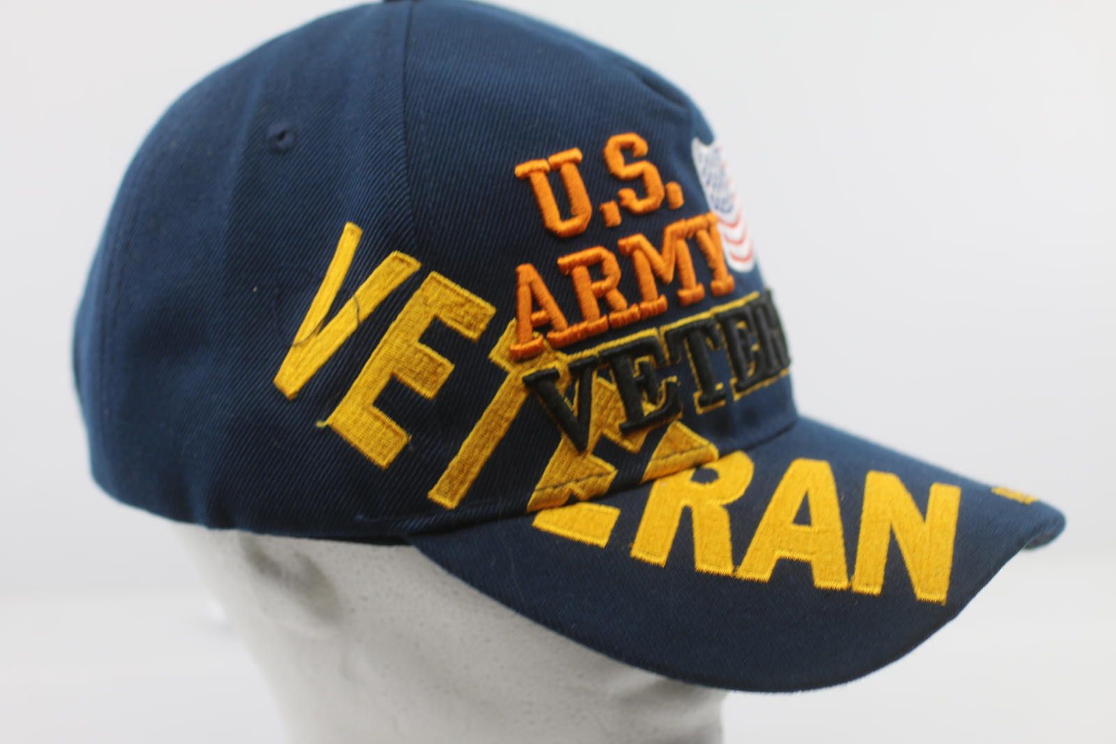 The Unbranded Brand U.S. Army Veteran Embroidered Navy Blue Cap Size ONE SIZE - 3 Thumbnail