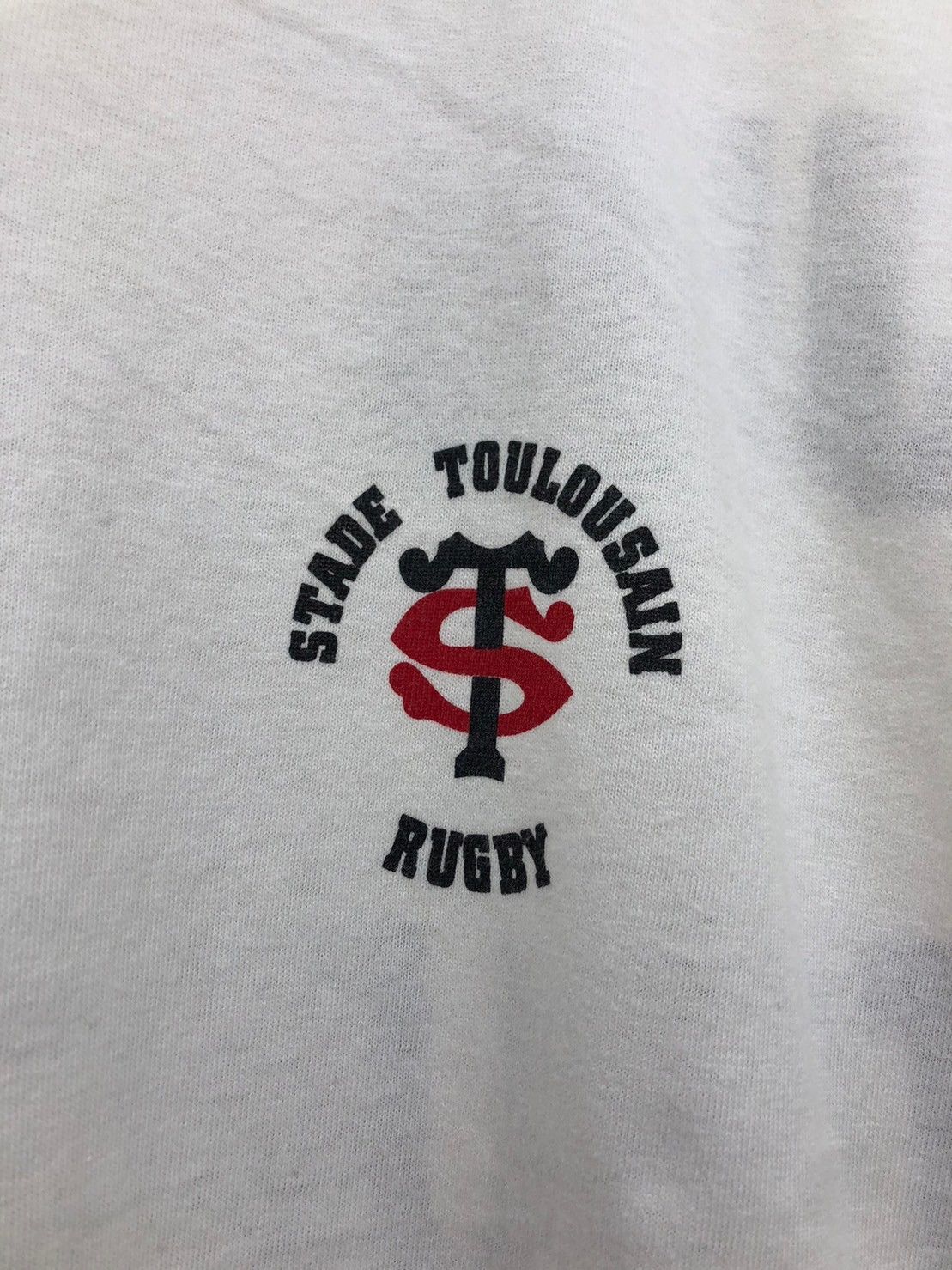 Nike × Vintage Vintage 90's NIKE Rugby STADE TOULOUSAIN Toulouse wts01 Size US M / EU 48-50 / 2 - 7 Thumbnail