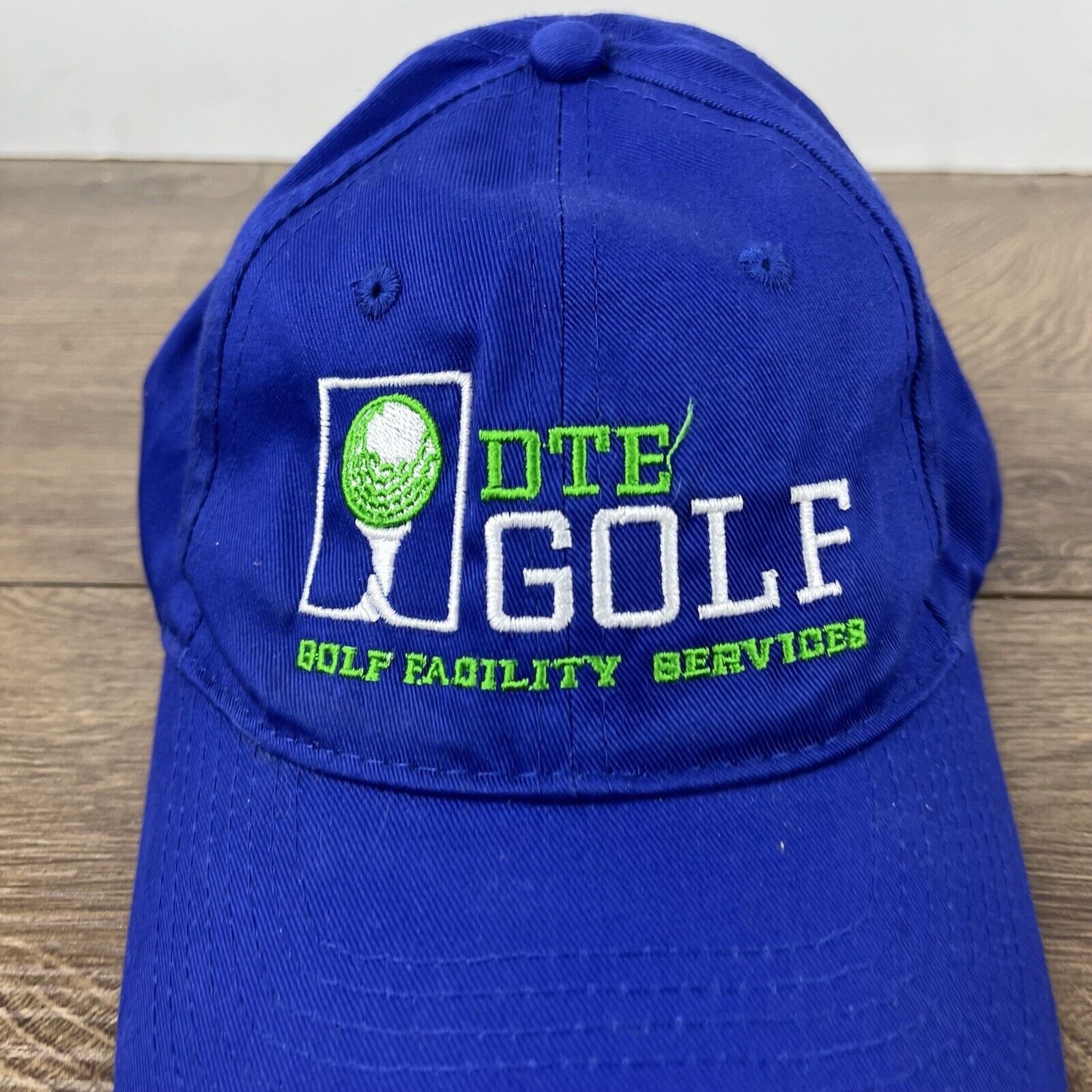 Other DTE Golf Hat DTE GOlf Facility Services Blue Adjustable Hat Size ONE SIZE - 6 Thumbnail