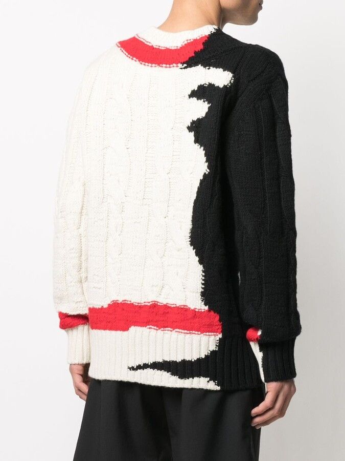 Alexander McQueen o1y1024 Sweater In Multicolor Size US M / EU 48-50 / 2 - 4 Thumbnail