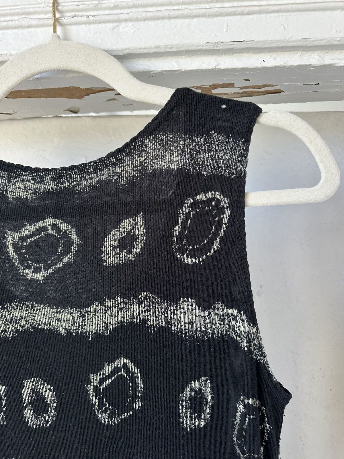 If Six Was Nine × Japanese Brand × Vintage Vintage Black Spotted Top Size M / US 6-8 / IT 42-44 - 8 Thumbnail