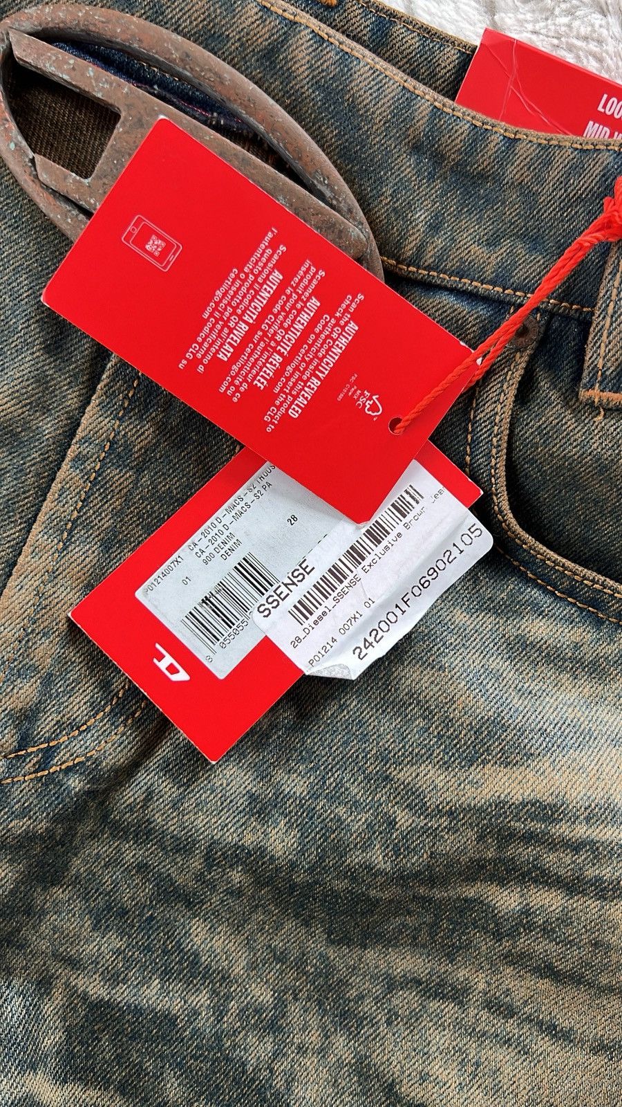 Diesel Diseal Vintage wash jeans Size 27" / US 4 / IT 40 - 7 Thumbnail