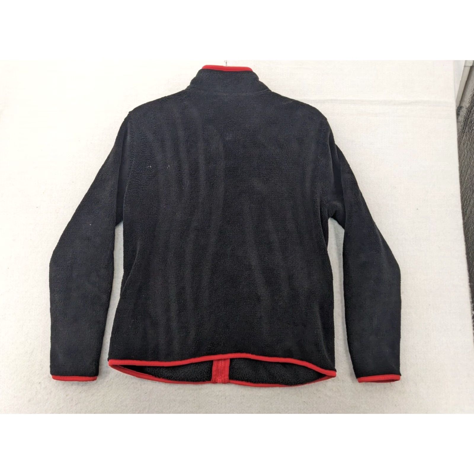 Disney VINTAGE Mickey & Minnie Mouse Disney Store Jacket Womens S Black Full Zip Fleece Lightweight Pockets Collared 90s Theme Mens Womens Size S / US 4 / IT 40 - 3 Thumbnail