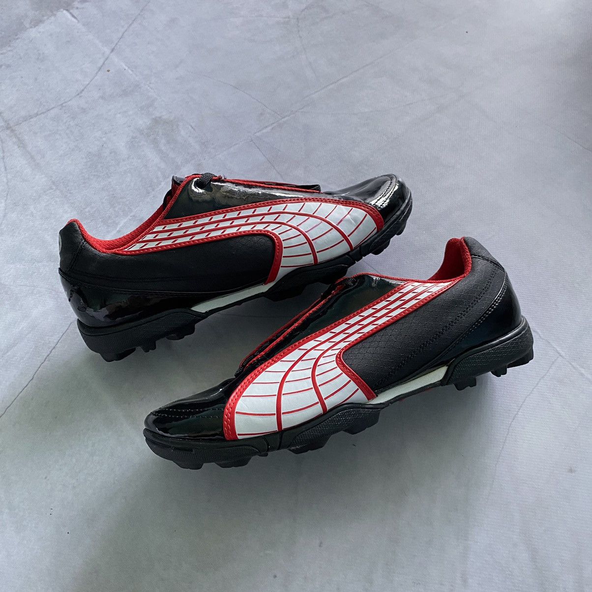 Alexander McQueen × Puma Vintage Puma Cyber Soccer Speedcat Style Blockcore Shoes Size US 5.5 / EU 38 - 1 Thumbnail