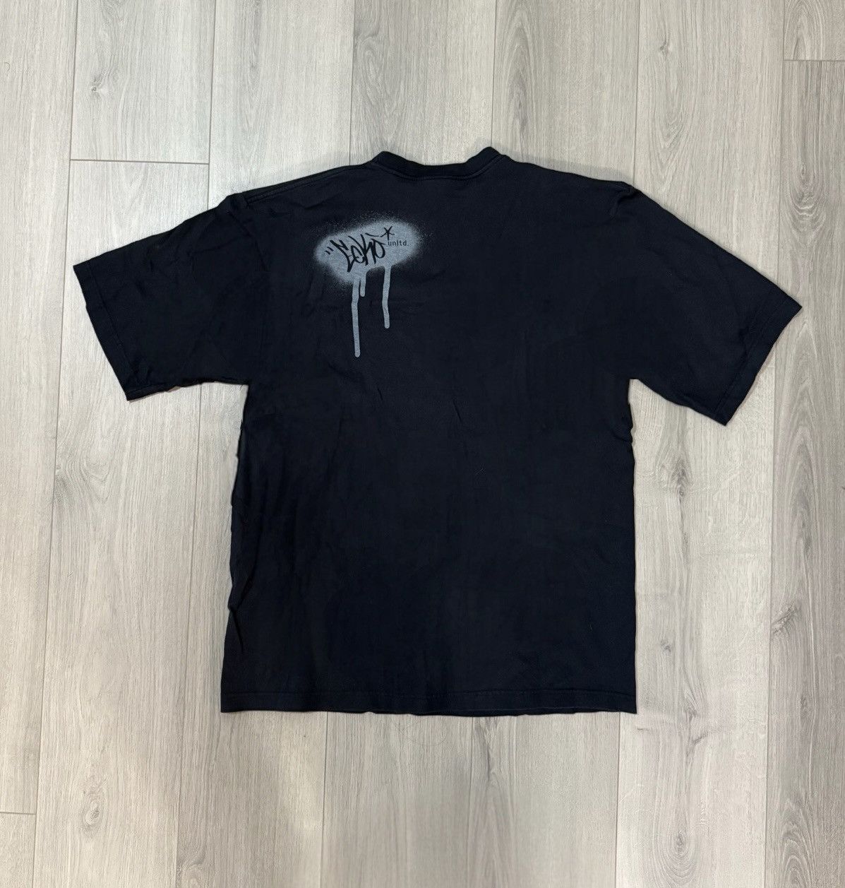 Ecko Unltd. Y2K Ecko Untld Graffiti Tagger Baggy Black Large Tee Size US L / EU 52-54 / 3 - 4 Thumbnail
