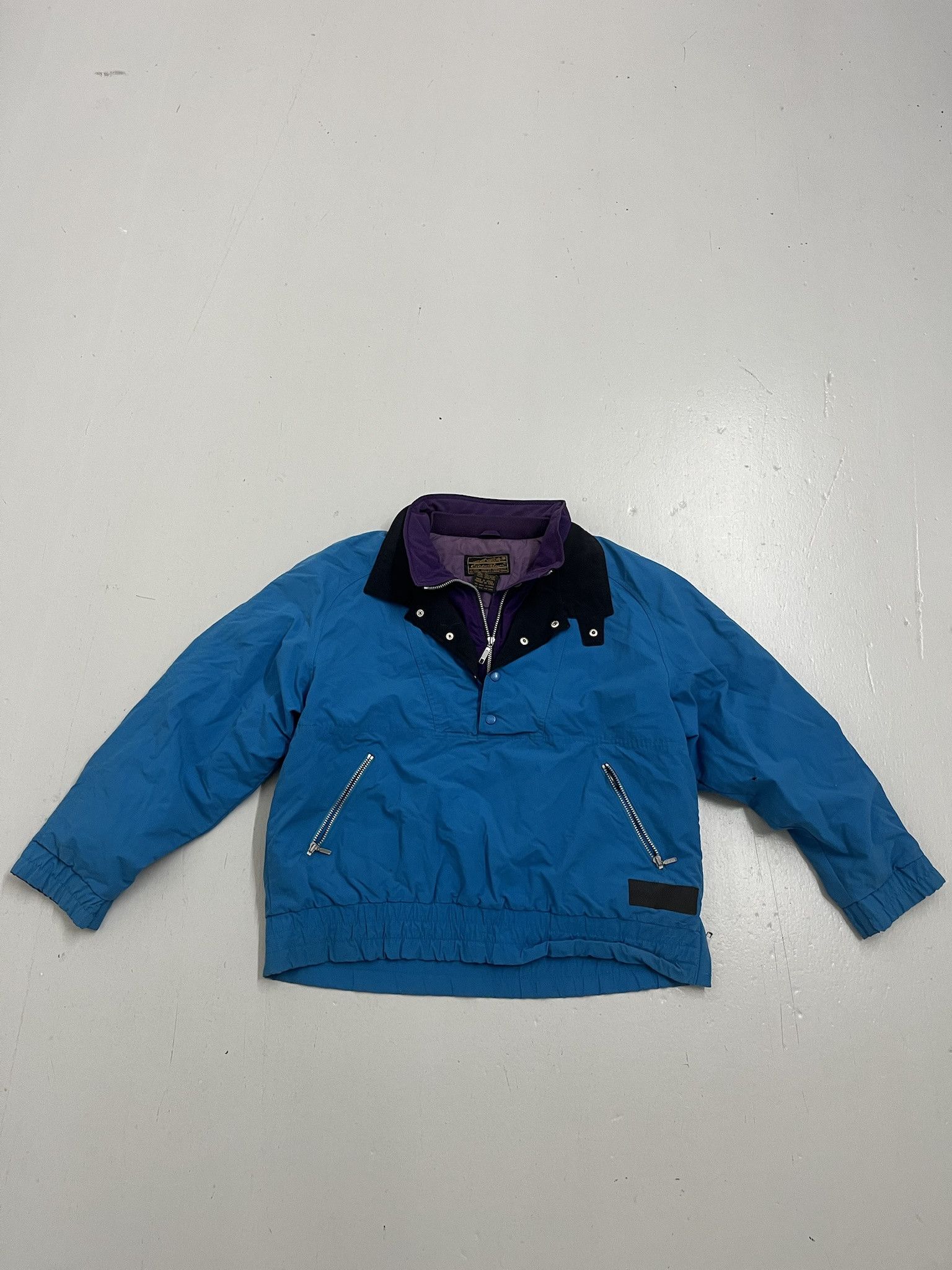 ジャケット・アウター 80s Eddie bauer elbow patch wool bomber Vintage Eddie Bauer Wool Bomber Jacket 80s XL Made in Canada Suede