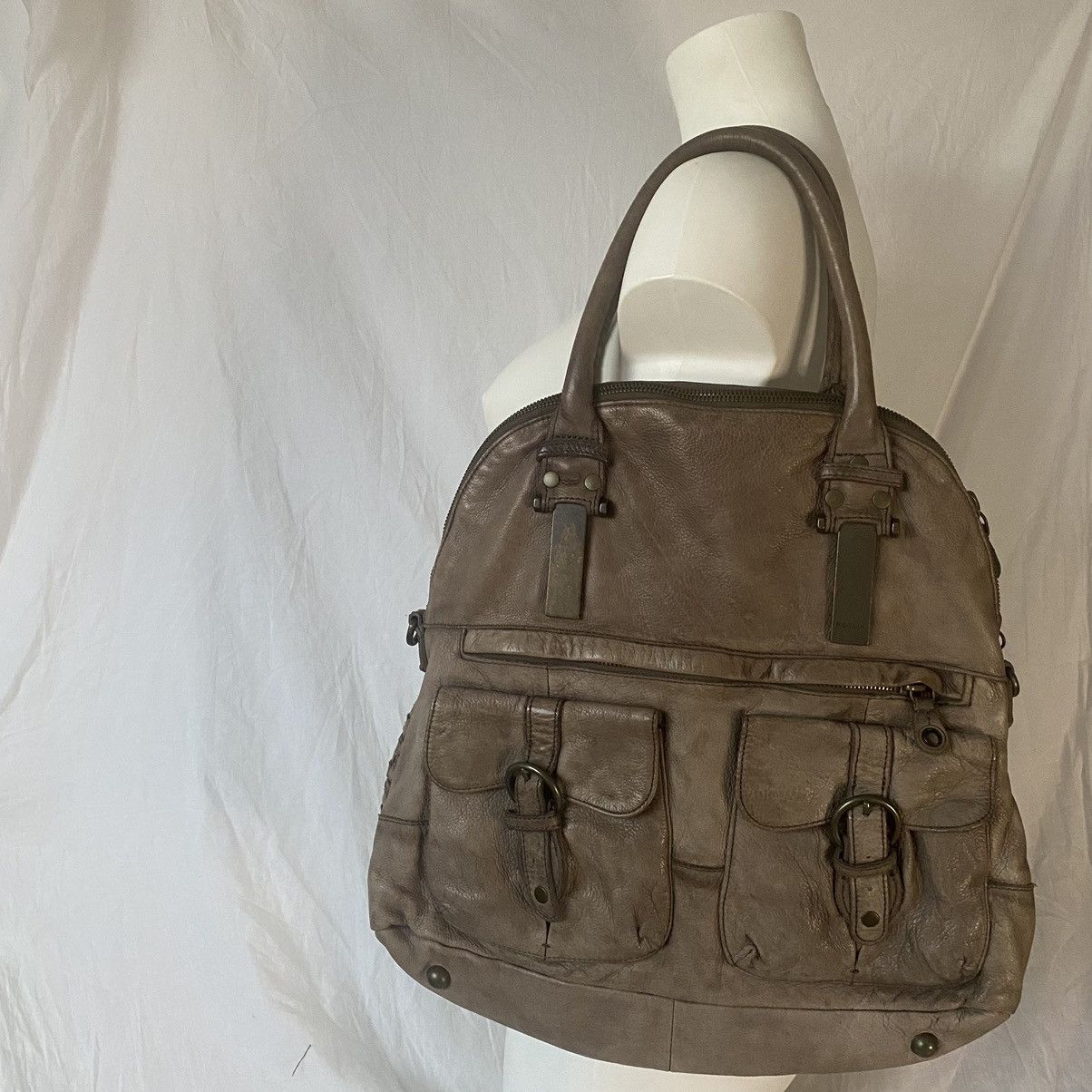 Vintage LEATHER BAG Size ONE SIZE - 1 Thumbnail