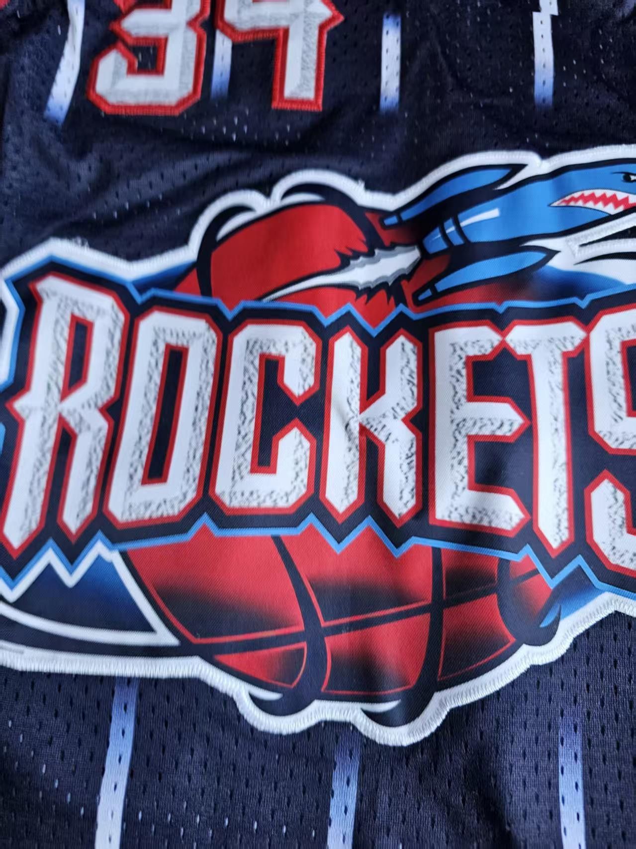 NBA 1999 97 Houston Rockets 34 Hakeem Olajuwon Jersey Size US M / EU 48-50 / 2 - 5 Thumbnail