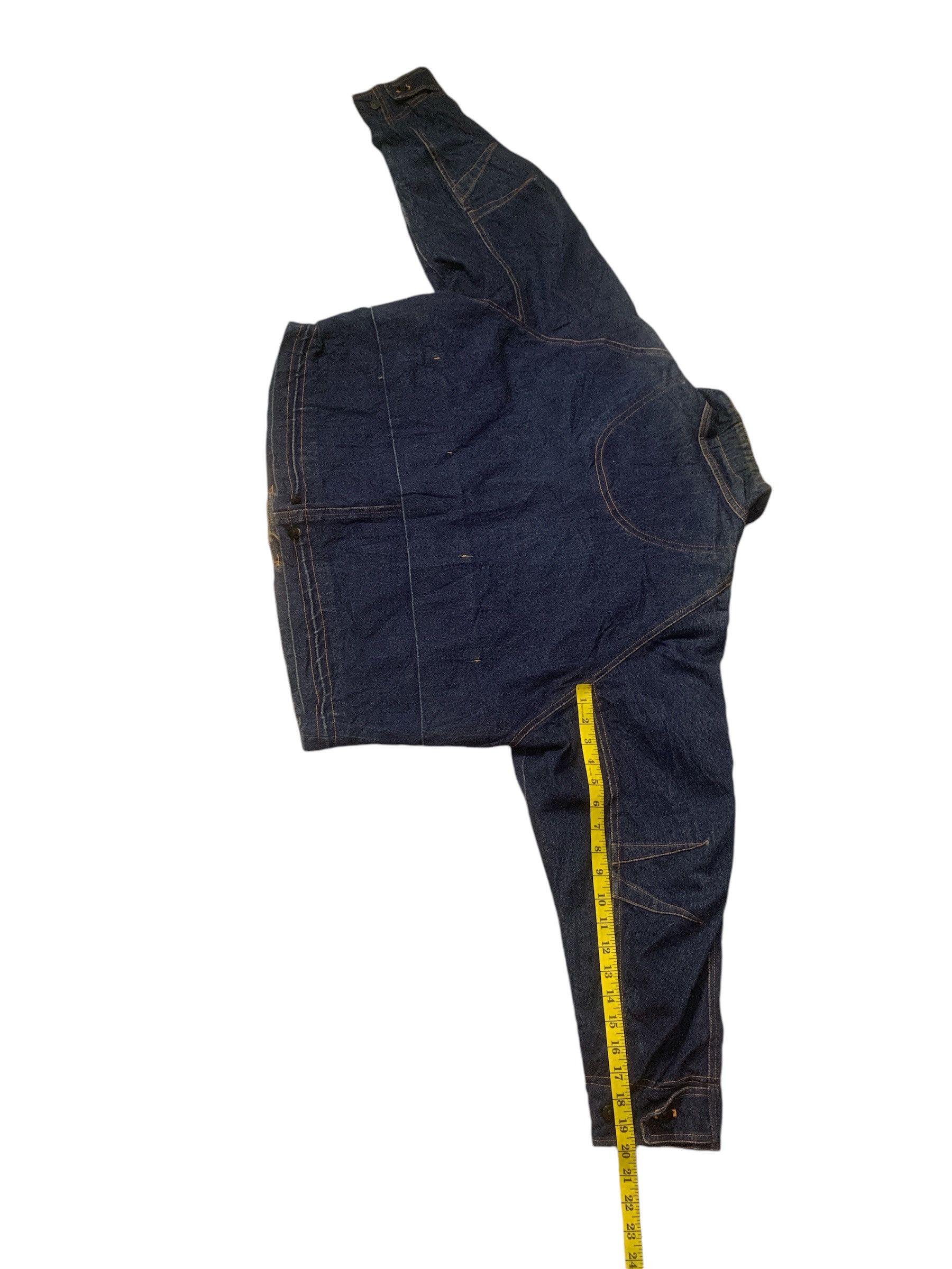 Designer Rare Design Vintage Avant Le Temps Denim Jackets Size XXL / US 16-18 / IT 52-54 - 12 Thumbnail