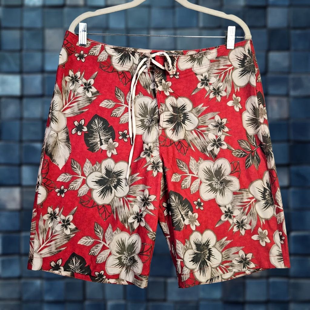 Abercrombie & Fitch Abercrombie & Fitch Men's Floral Topical Pull-on Board Shorts Size 34 NEW Size US 34 / EU 50 - 1 Thumbnail