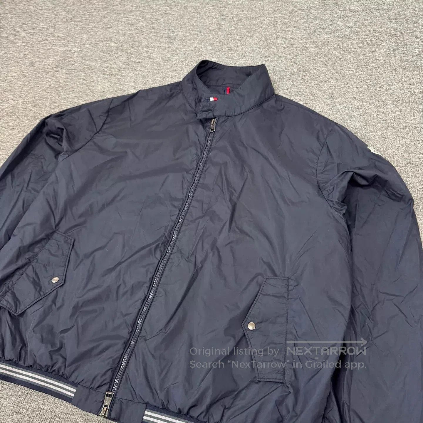 Moncler Black Zip-Front Bomber Jacket. Size US XXL / EU 58 / 5 - 3 Thumbnail