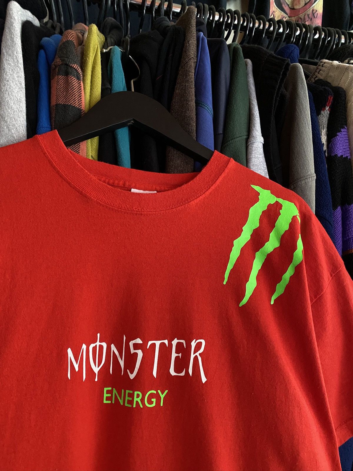 Vintage VINTAGE MONSTER ENERGY BAGGY T-SHIRT Y2k Size US XXL / EU 58 / 5 - 2 Thumbnail
