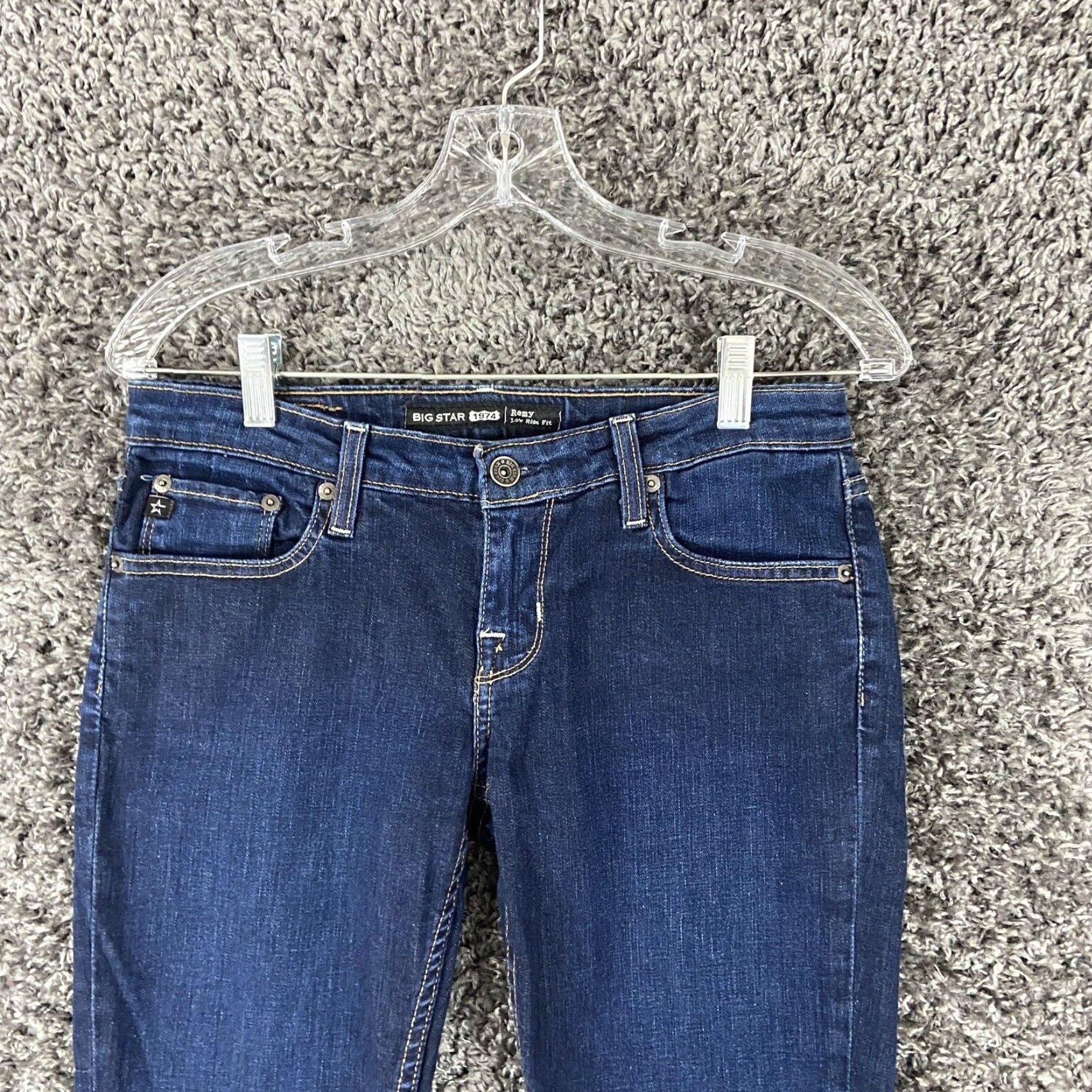 Vintage VINTAGE Big Star 1974 Low Rise Skinny Jeans Blue Women's 28 Size 28" / US 6 / IT 42 - 4 Thumbnail