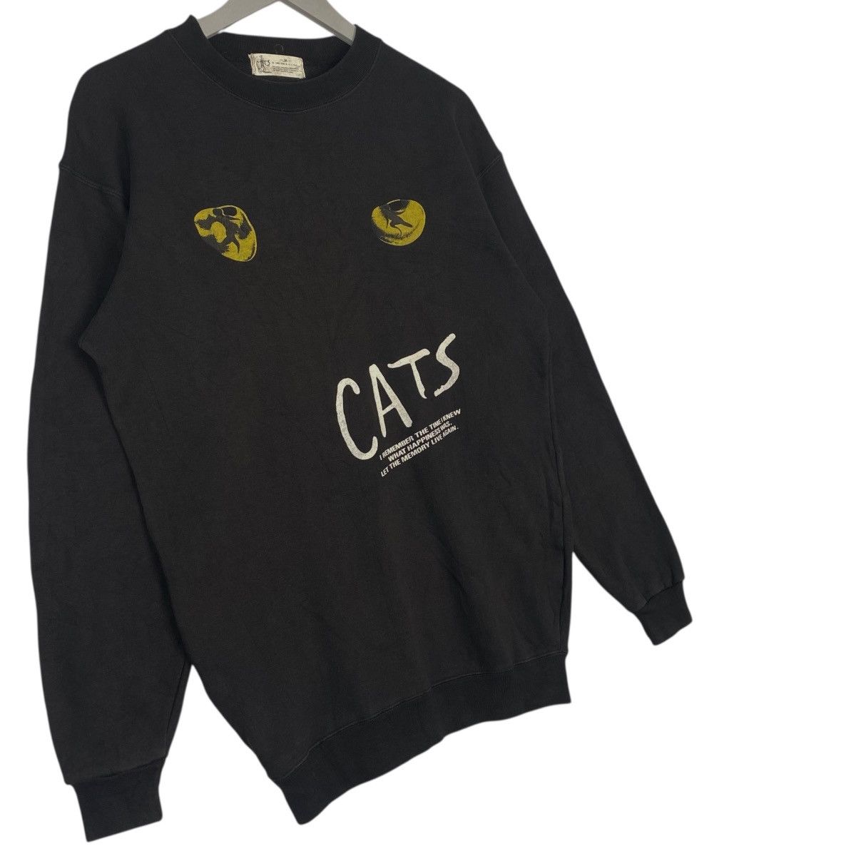 Other Vintage The Cat Crewneck Sweatshirt Black Pullover Size M Size US M / EU 48-50 / 2 - 3 Thumbnail