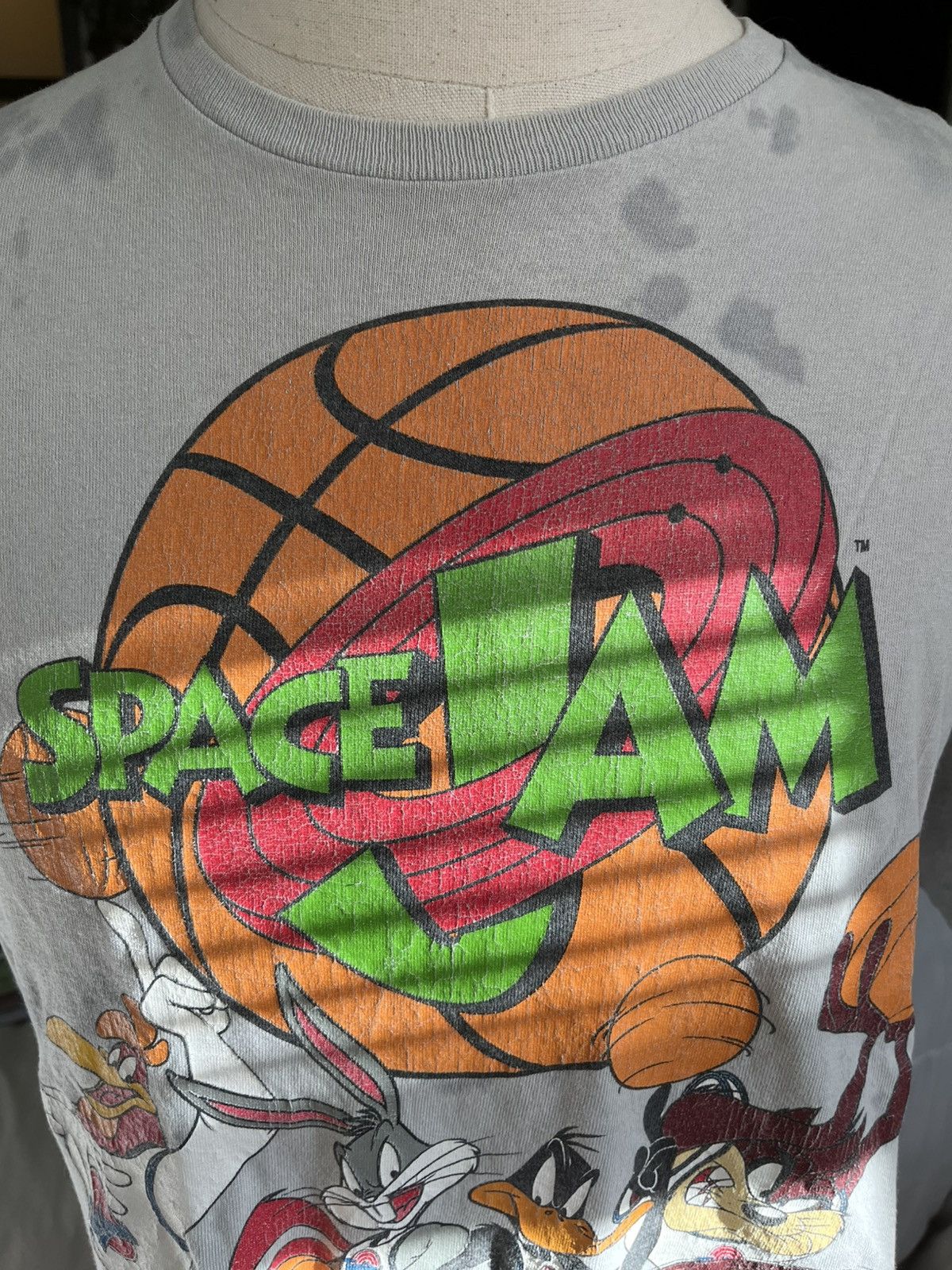 Gildan Vintage Space Jam TShirt Size US M / EU 48-50 / 2 - 6 Thumbnail