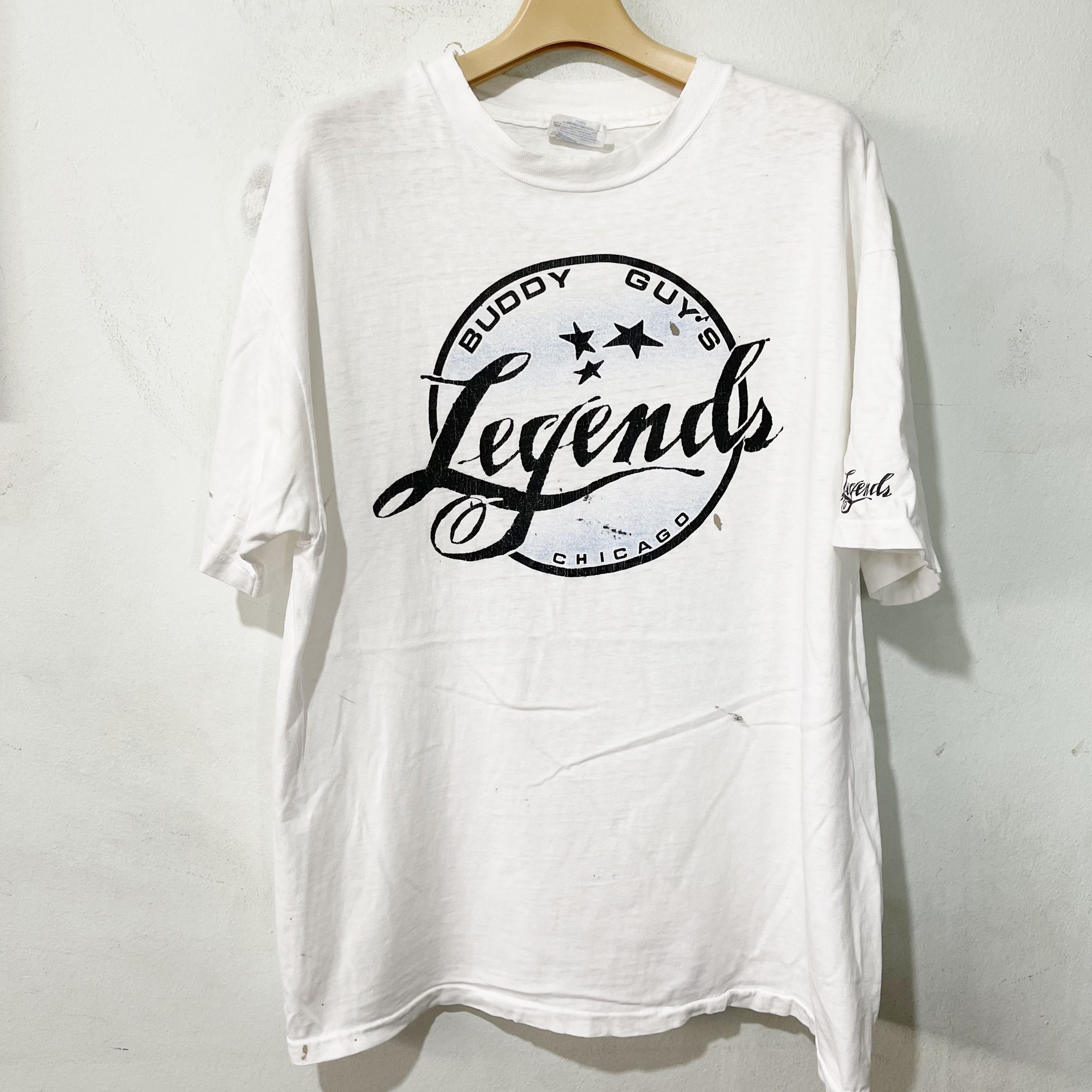 Jazz Cartier Vintage 90s Buddy Guy’s Legends Chicago T-Shirt Size US L / EU 52-54 / 3 - 2 Thumbnail